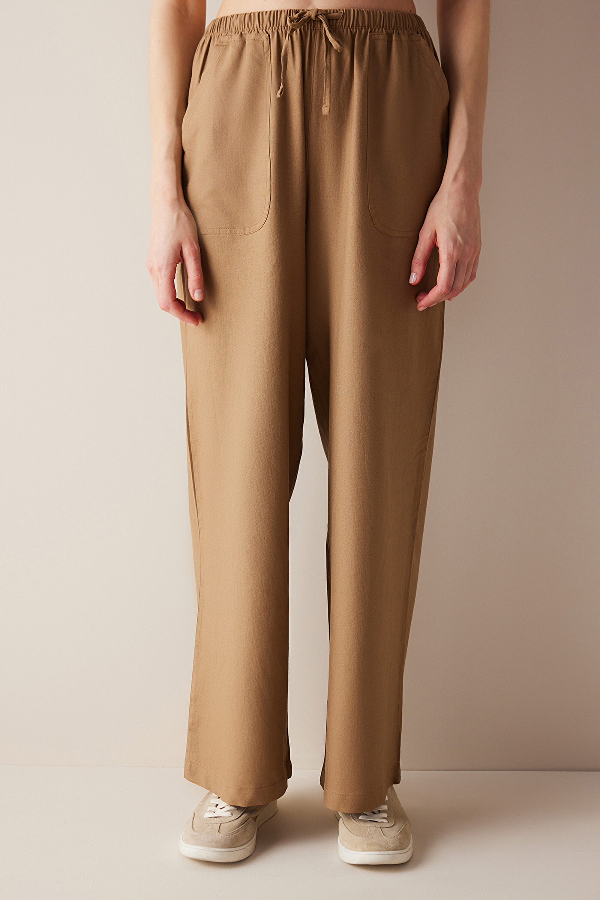 Natural Light Brown Jogger Pants PH2LV6KE24IY-BN18 - A.KAHVERENGI