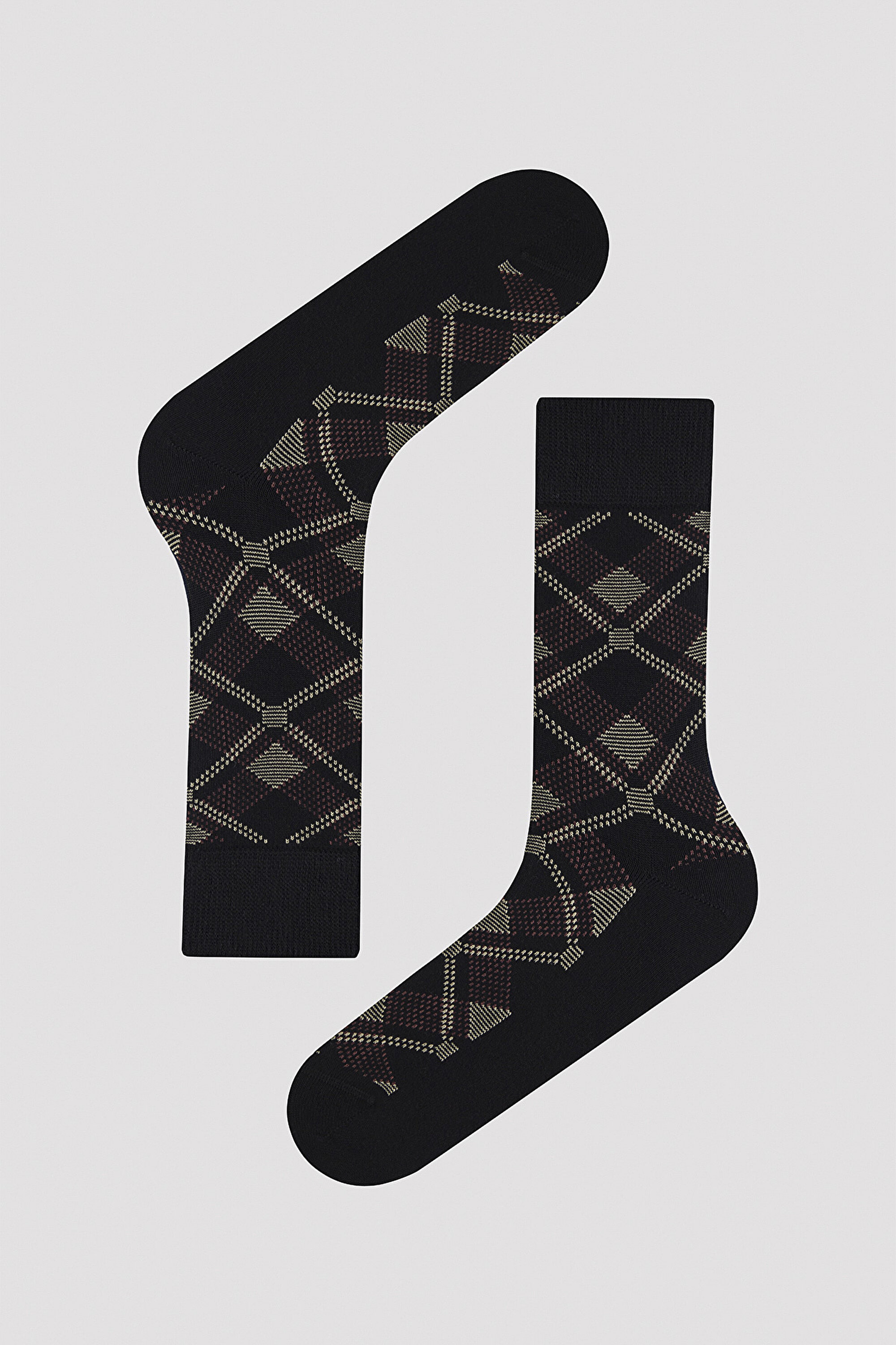 E.MIX 3LU SOKET, 39-42, SKE SIYAH-SMOKE1