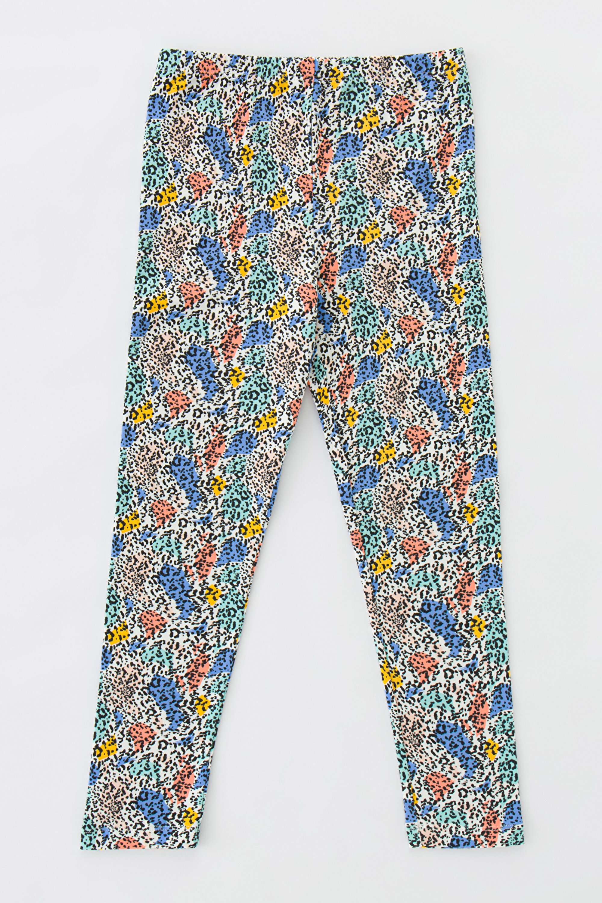 GIRLS SAFARI LEGGING, 3-4, MIX MIX