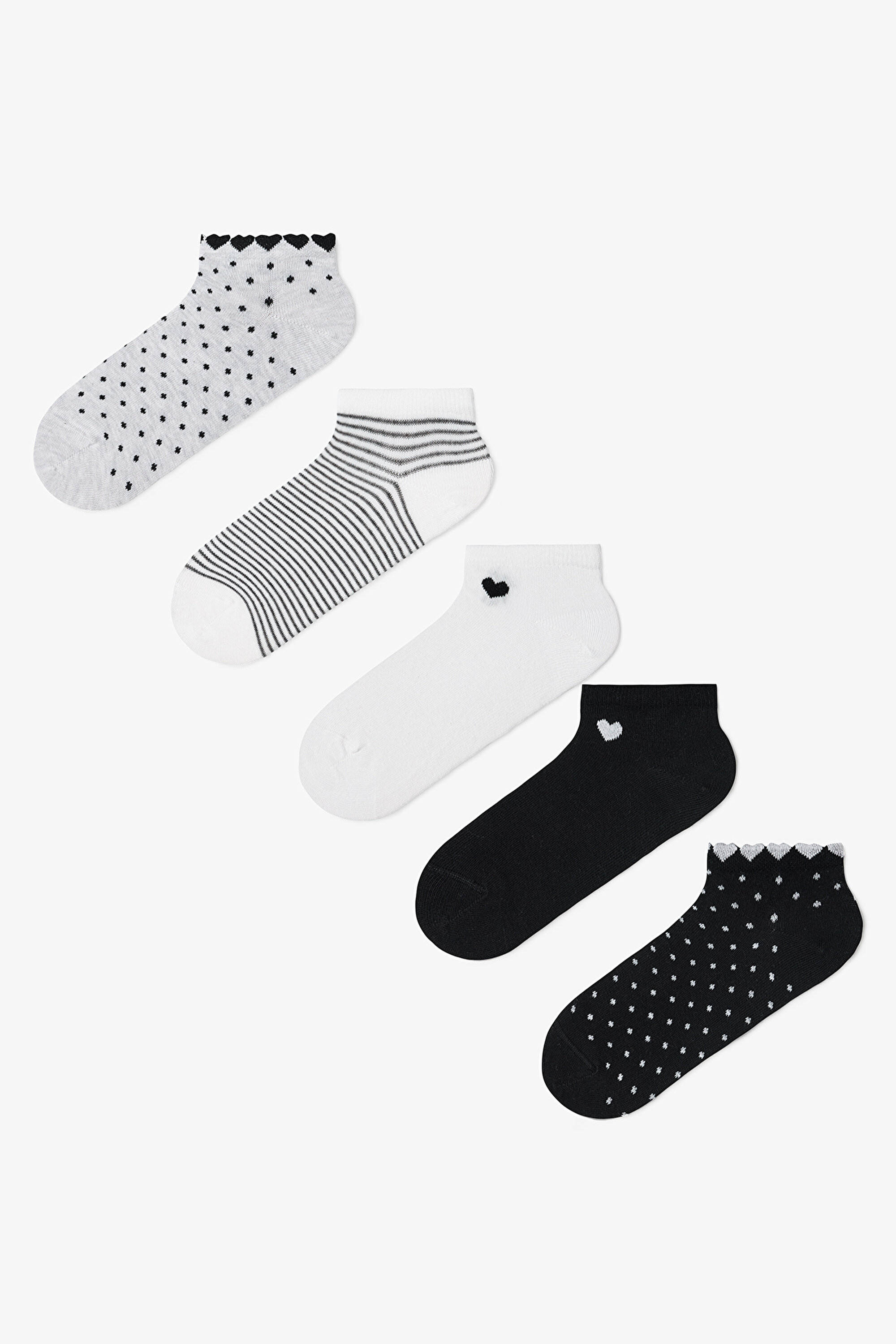 HEART ANKLE 5LI, 36-40, GSB GRI SYH BYZ