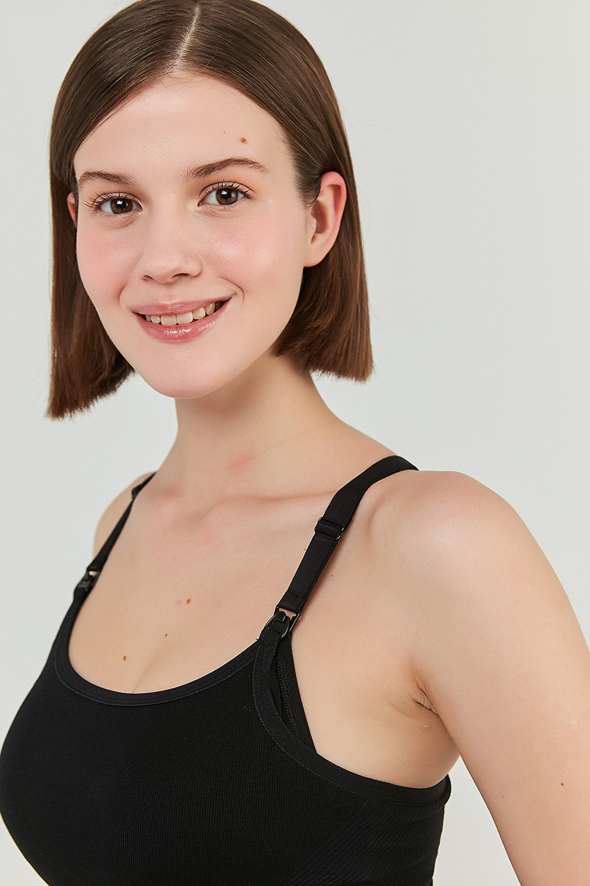 MAMA SEAMLESS ACTIVE BRA, L, BK3 SIYAH