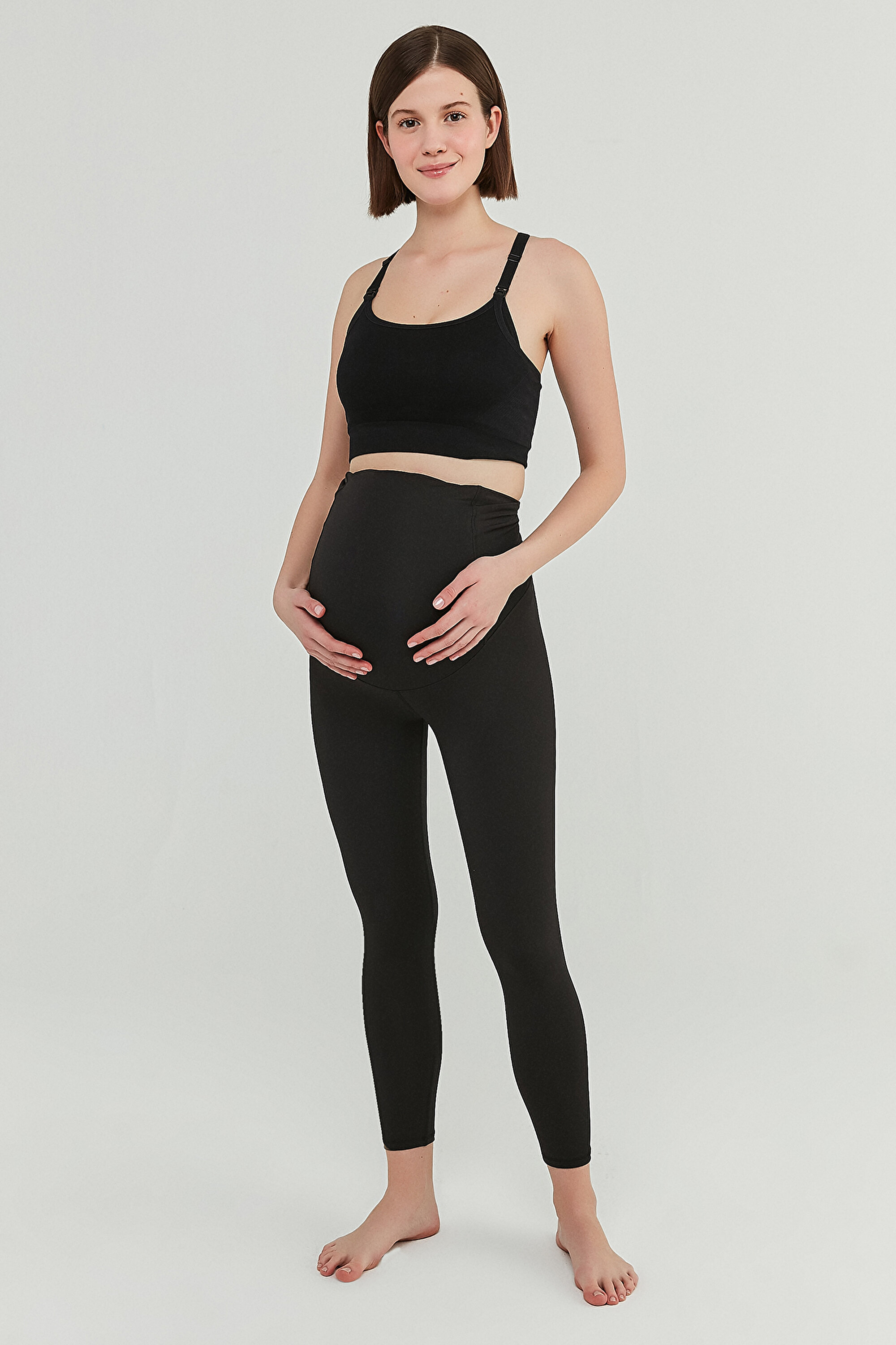 MAMA SEAMLESS ACTIVE BRA, L, BK3 SIYAH