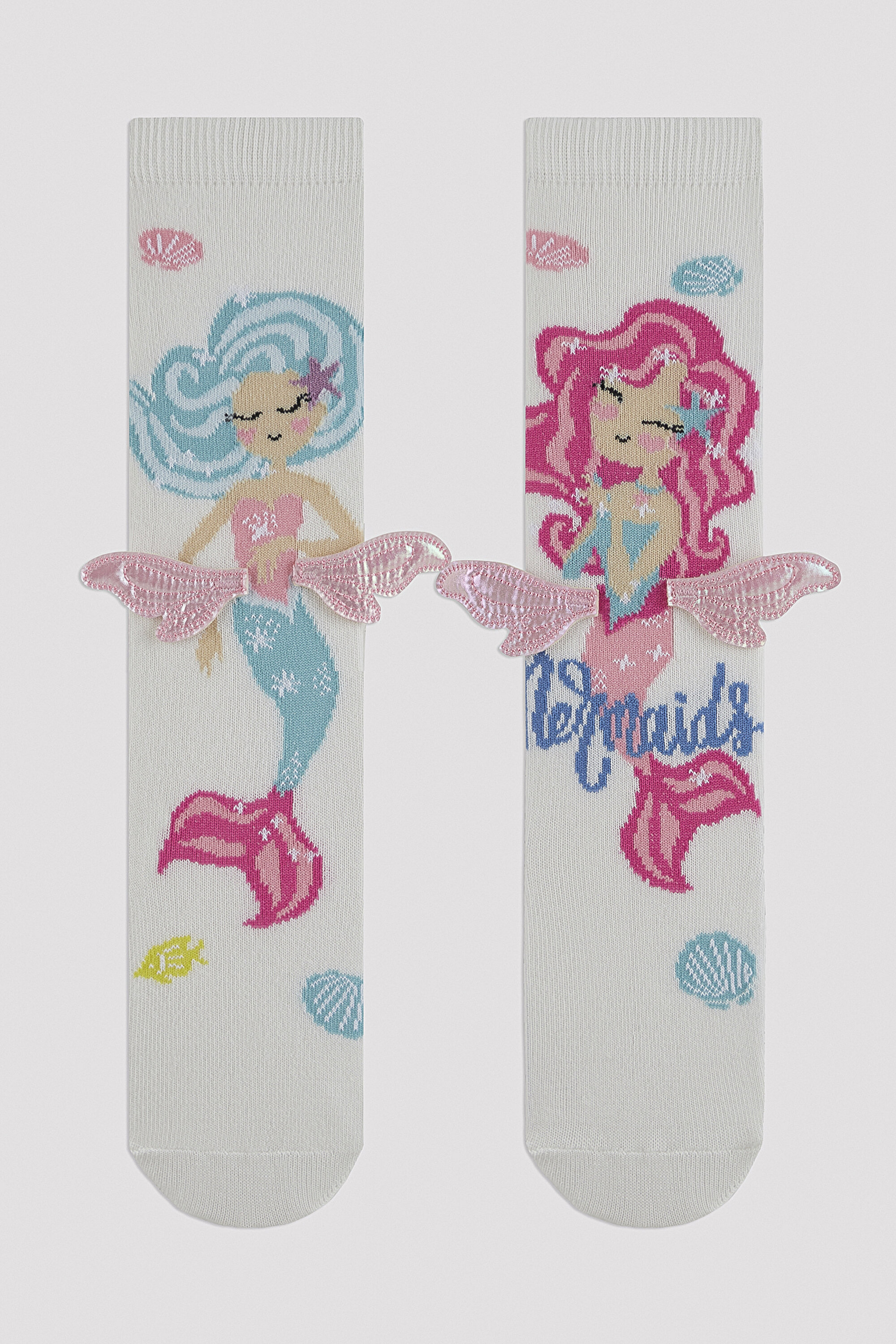 Kız Çocuk Wings Mermaid Çorap PH61JK0J23SK-166 - Marşmelov - Penti