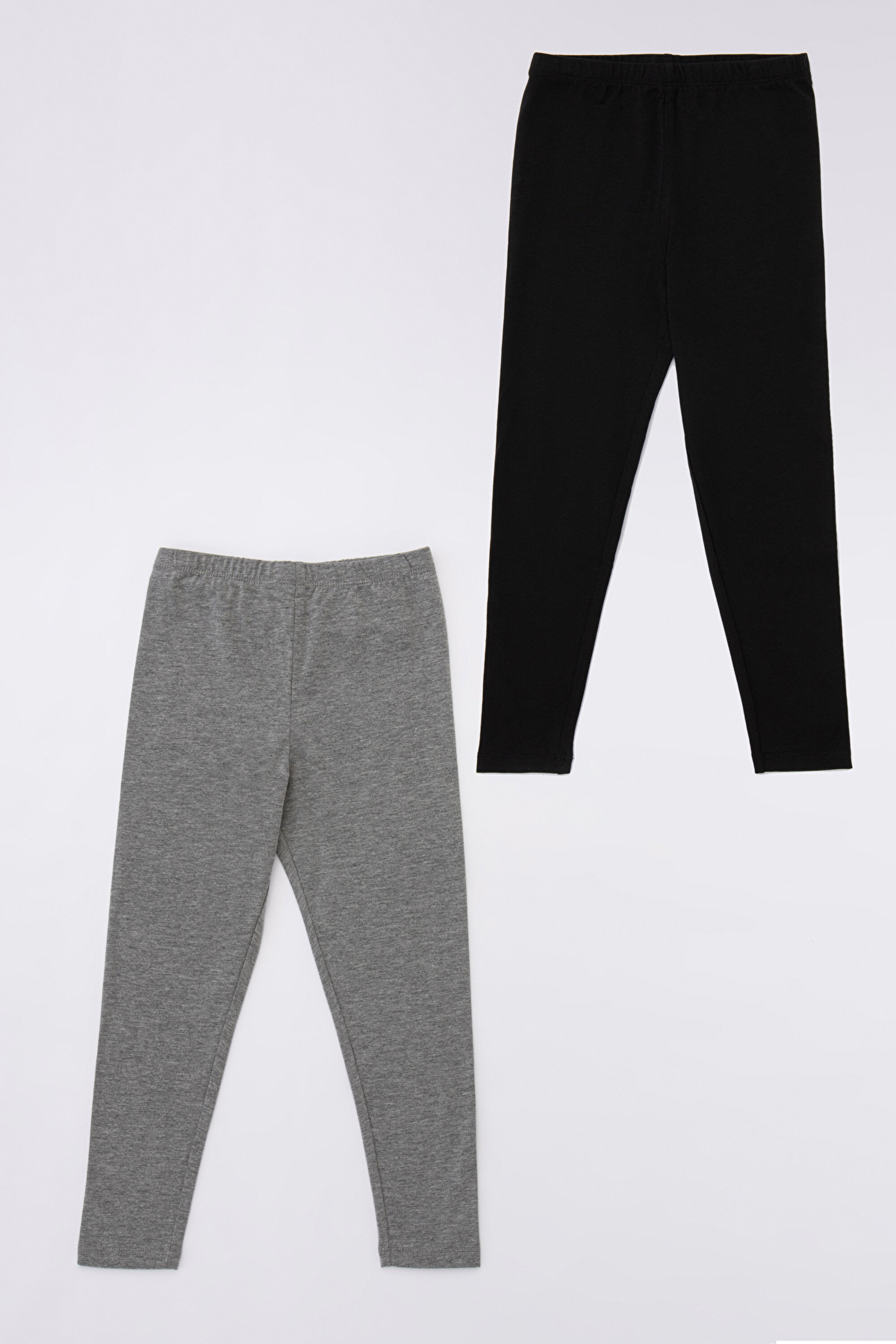 GIRLS BASIC 2'LI LEGGING, 3-4, MIX MIX