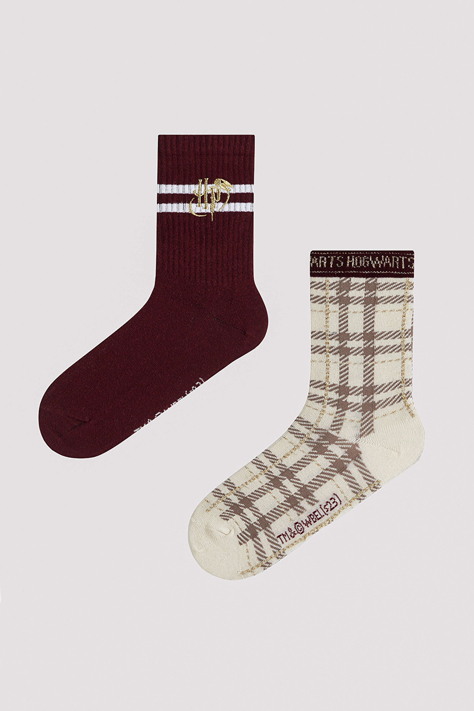 HP CHECKED 2 LI SKT., STD, BR11 BORDO