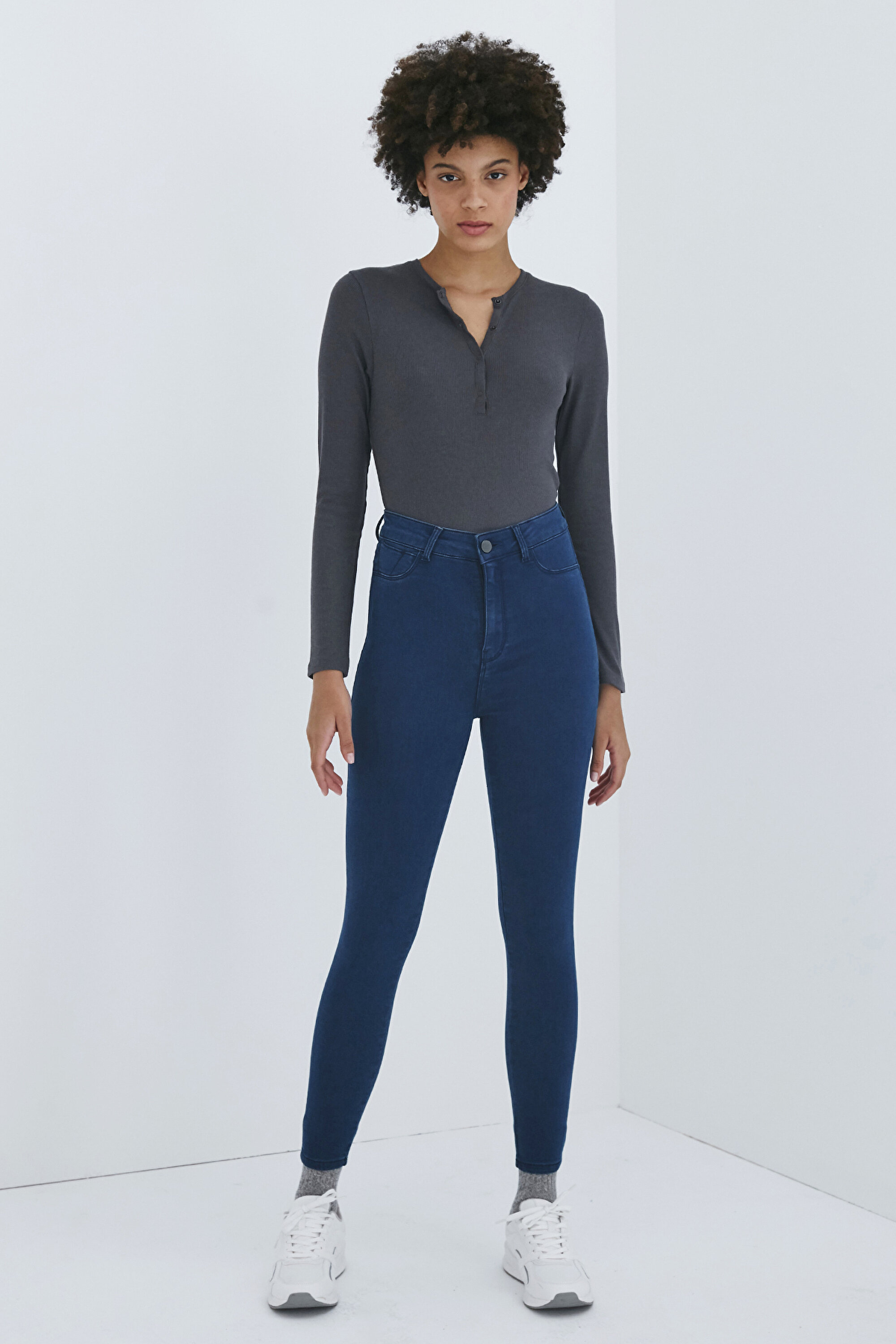 DAILY STRETCHY JEGG, 3XL, DNL DENIM BLUE
