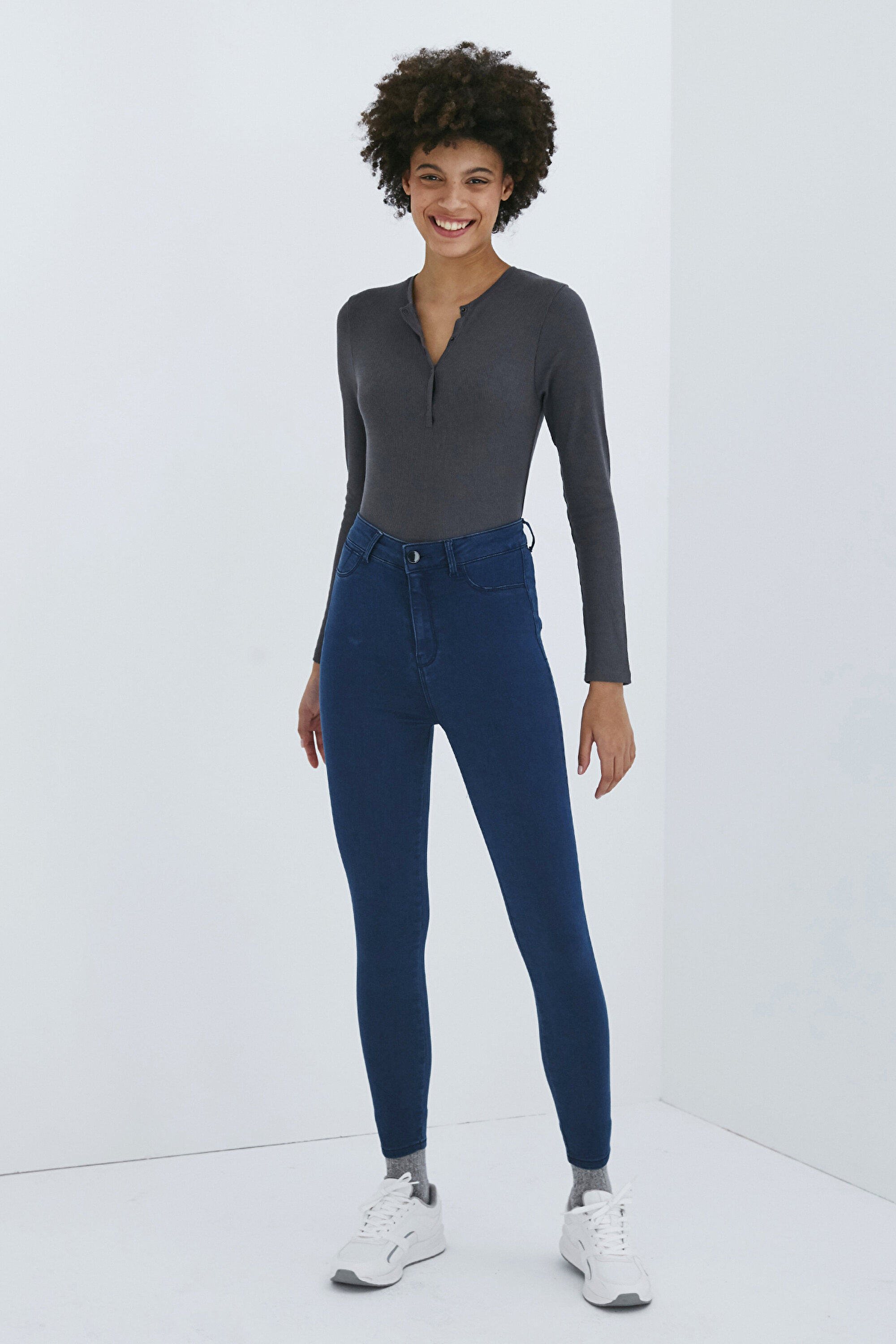 DAILY STRETCHY JEGG, 3XL, DNL DENIM BLUE