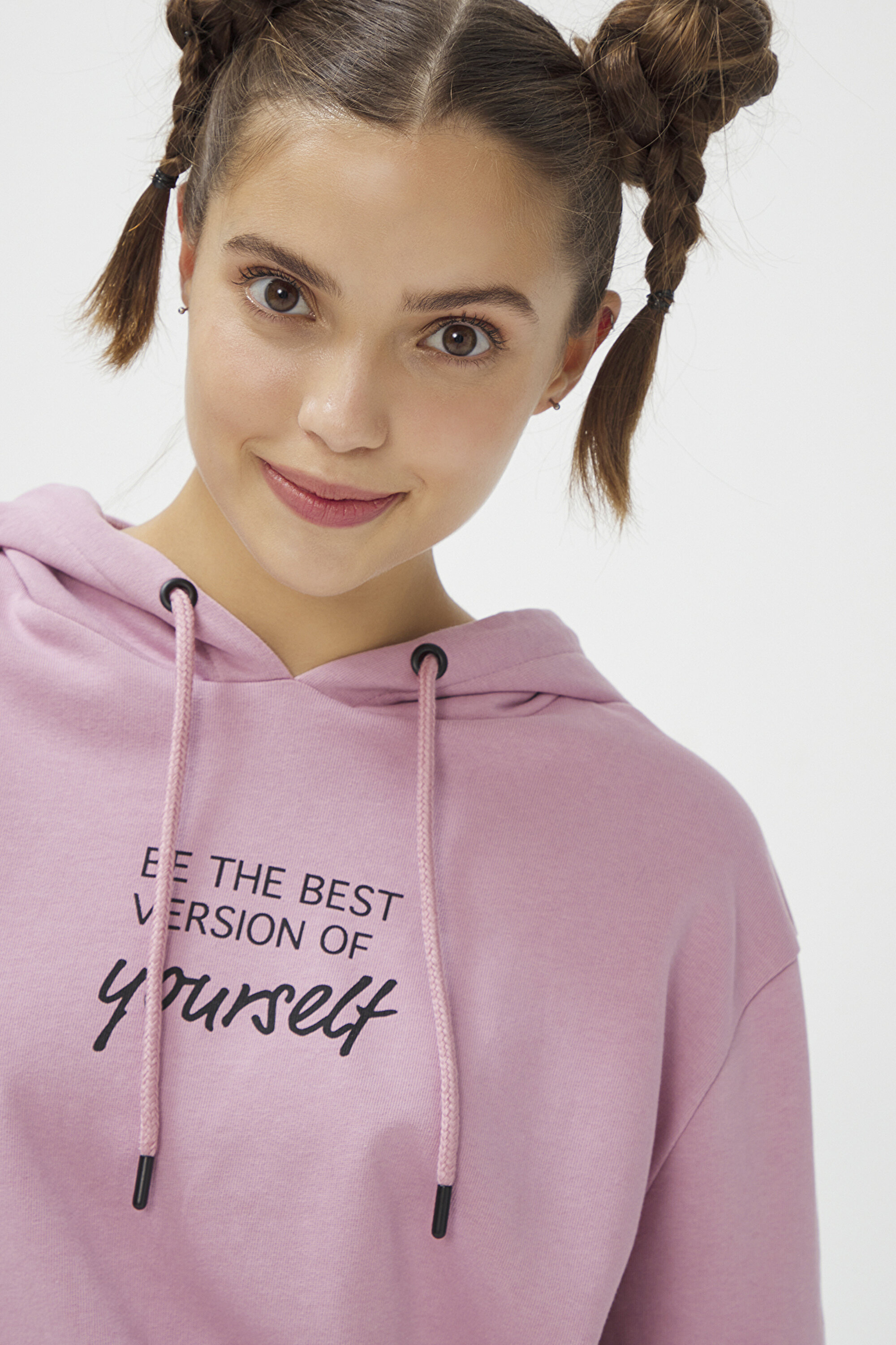 BU4U HOODIE, L, LA9 LILA