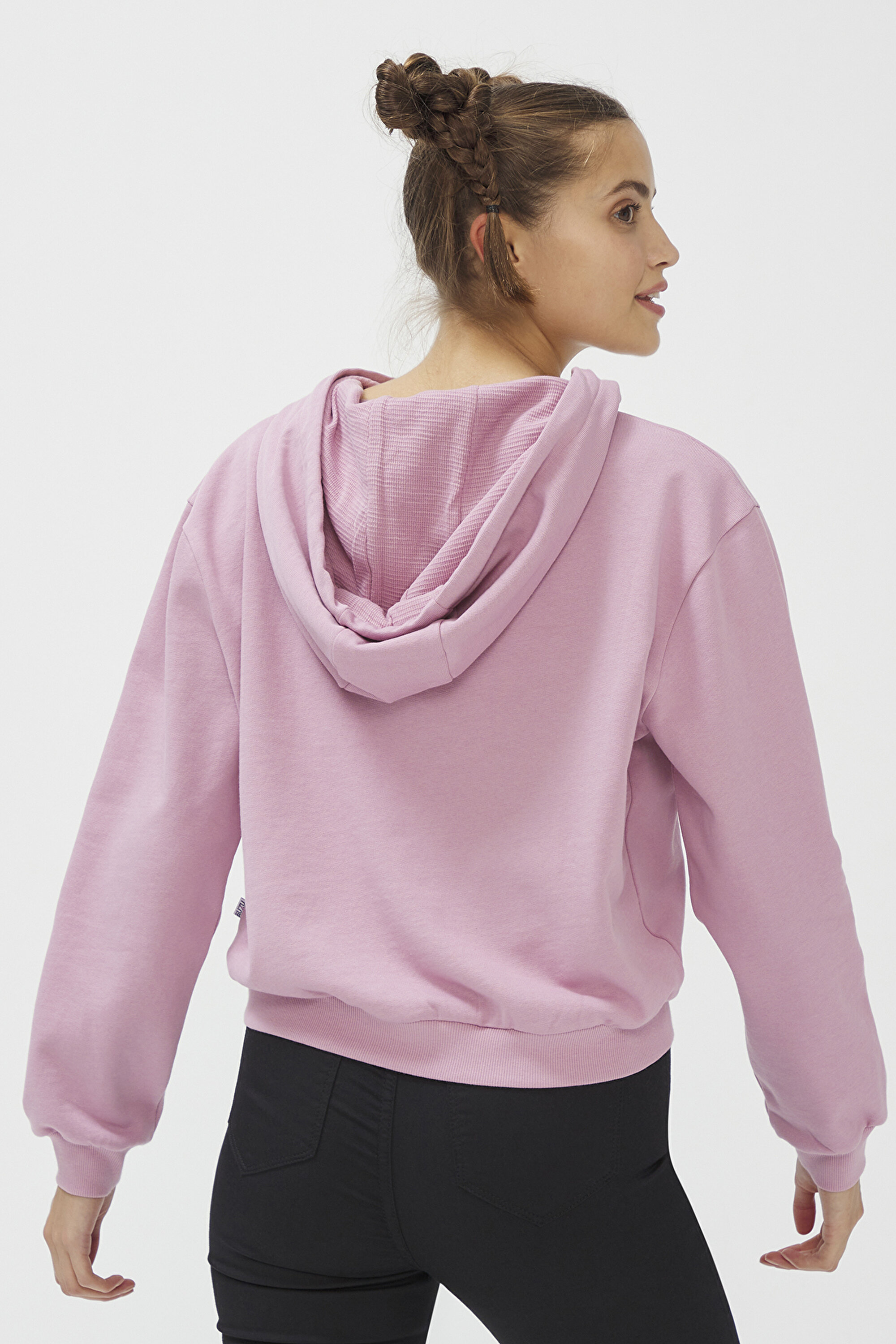 BU4U HOODIE, L, LA9 LILA