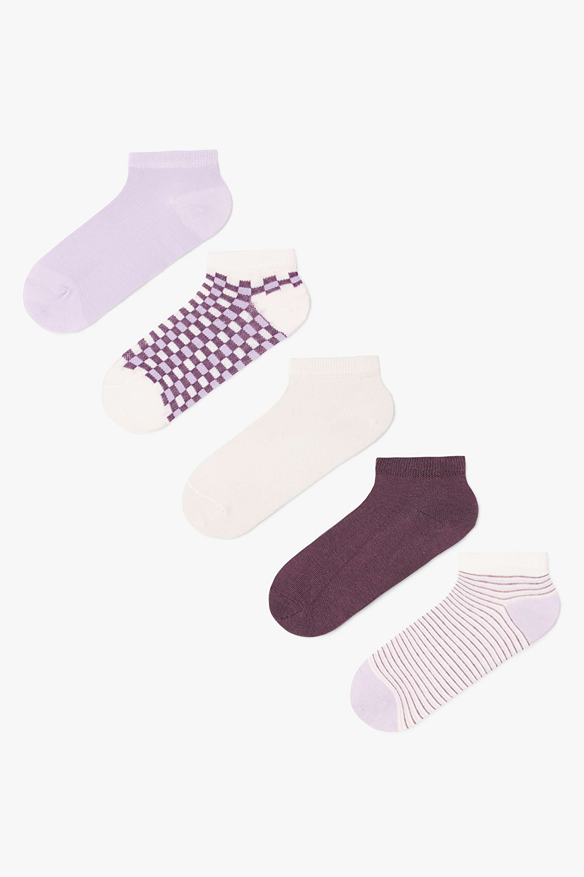 DAMA STRIPE 5LI PTK, 36-40, LLM LILA-MOR