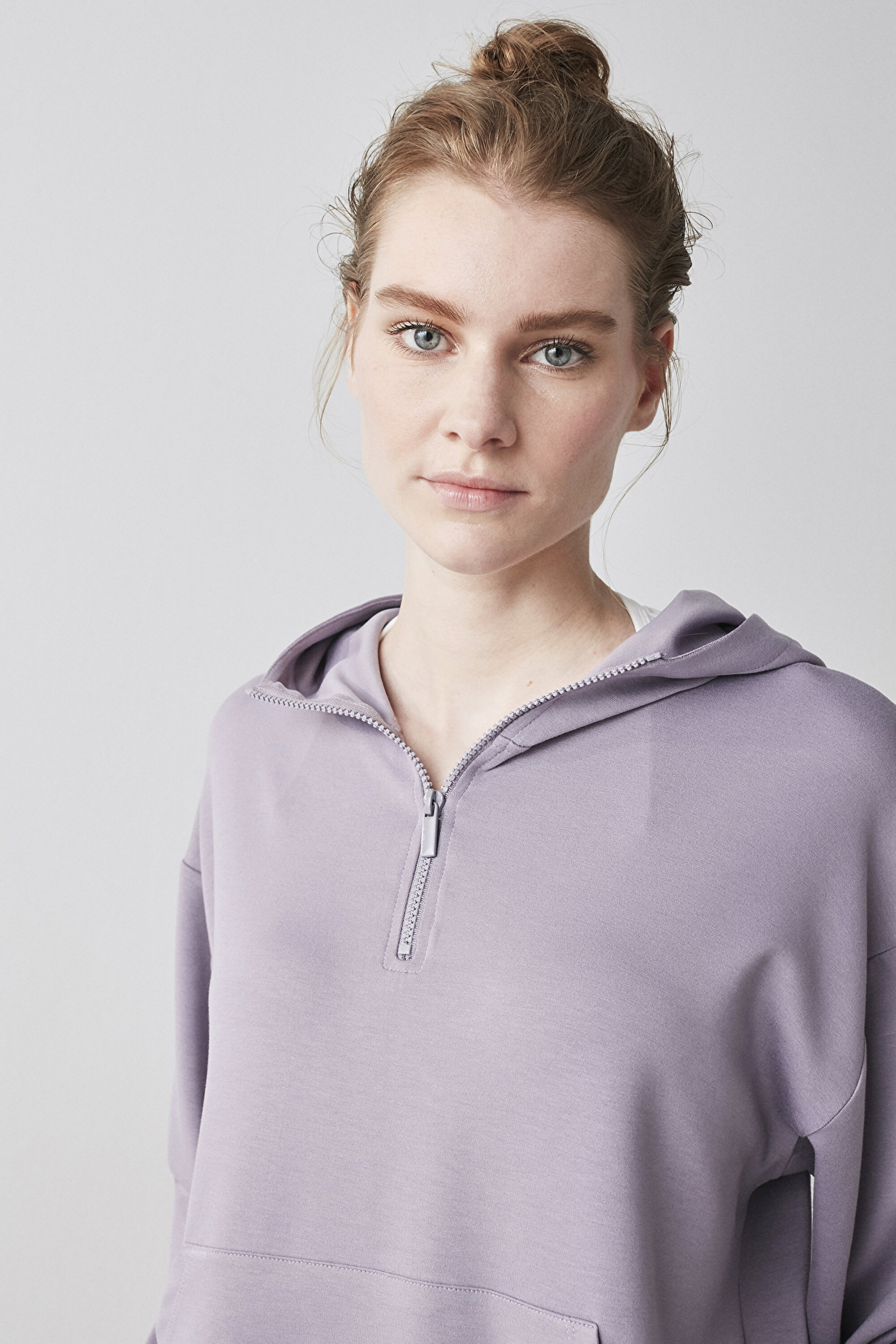 CUPRO LONG SWEATSHIRT, M/L, LA53 LILA