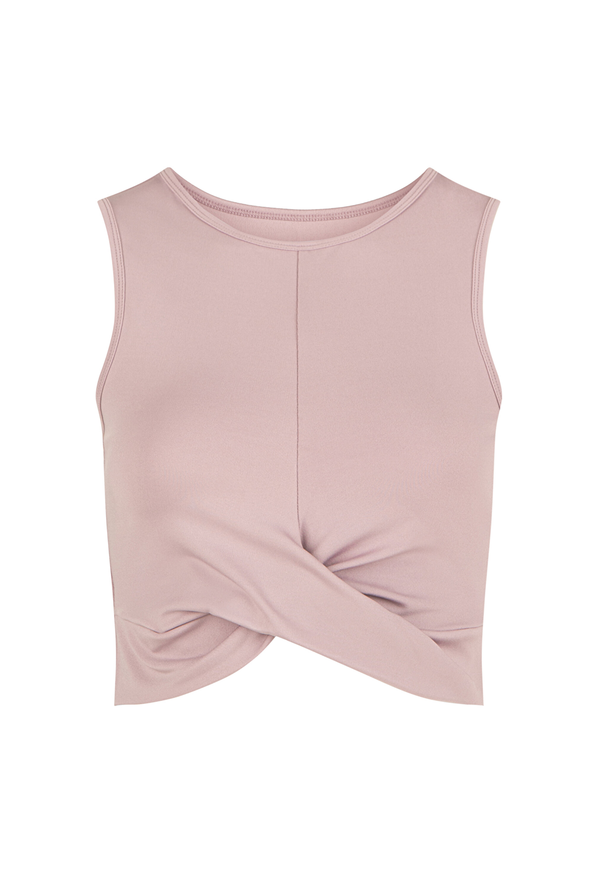 BALANCE KNOTTED LONG BRA, L, PN2 PEMBE
