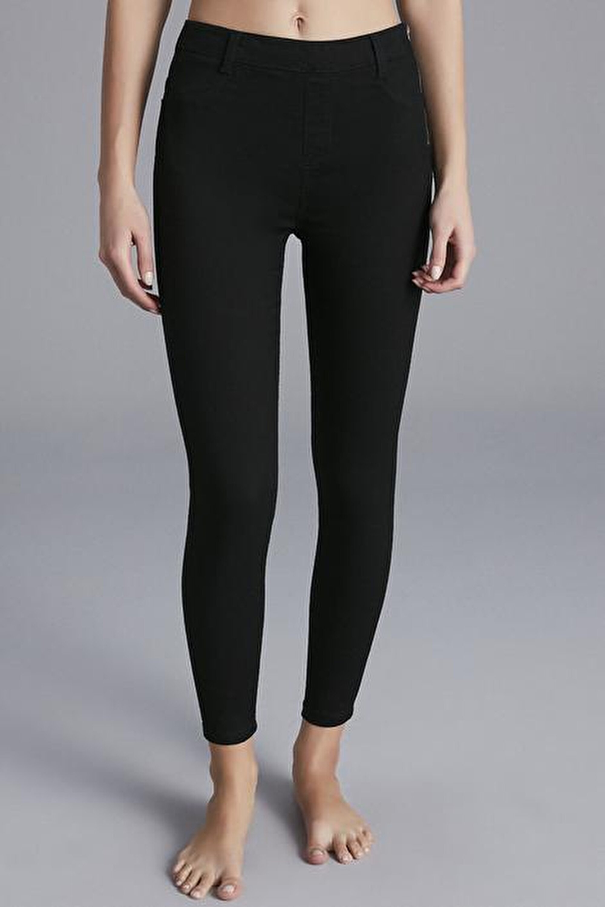 CORSET DENIM JEGGING, L, SIYAH4