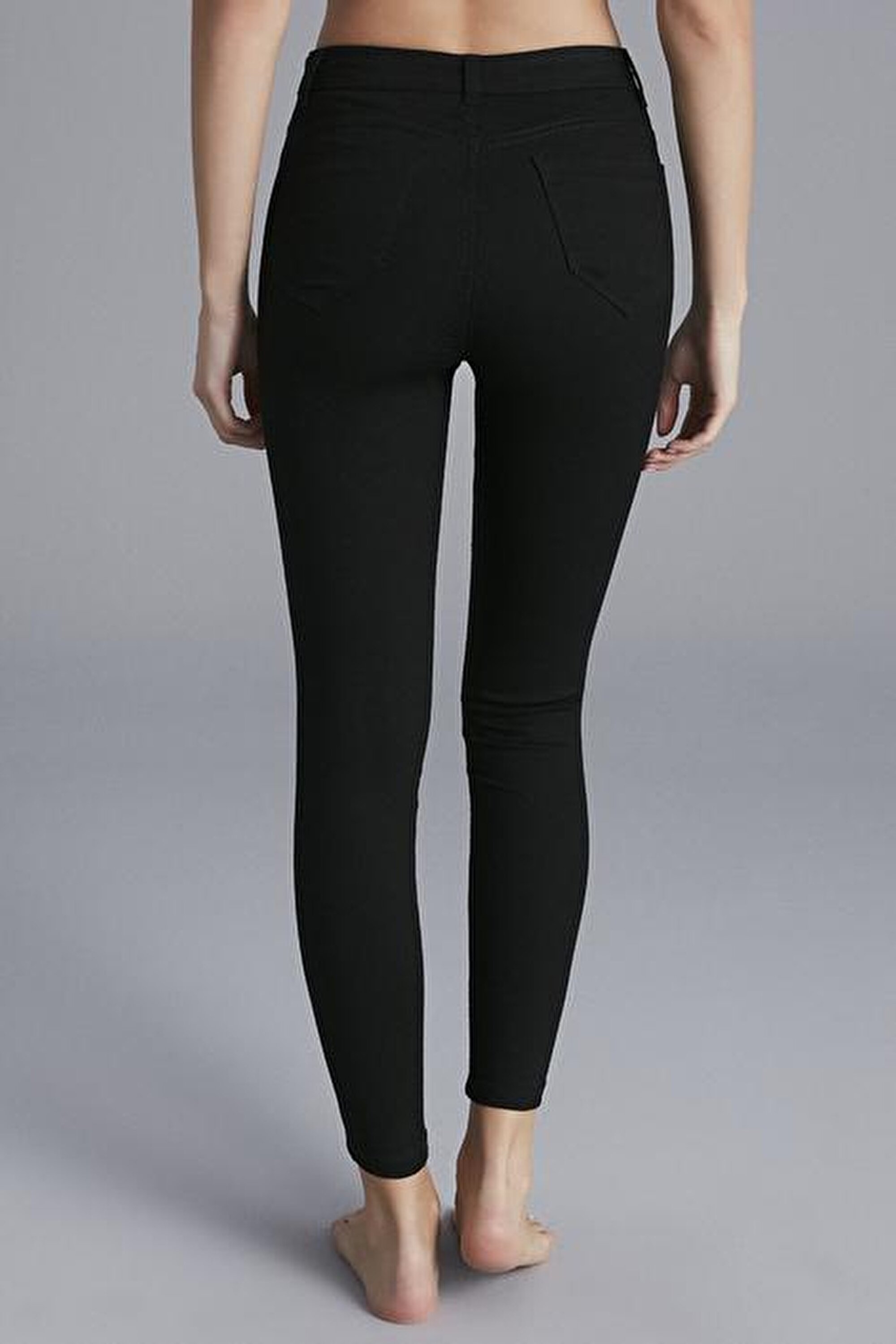 CORSET DENIM JEGGING, L, SIYAH4