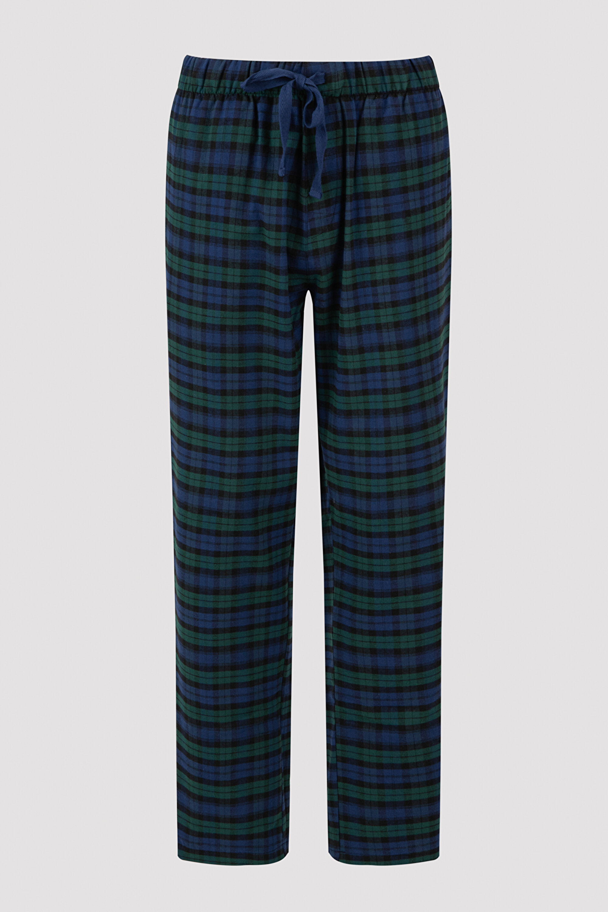 GIFT NG PLAID PANTOLON, L, BK3 SIYAH