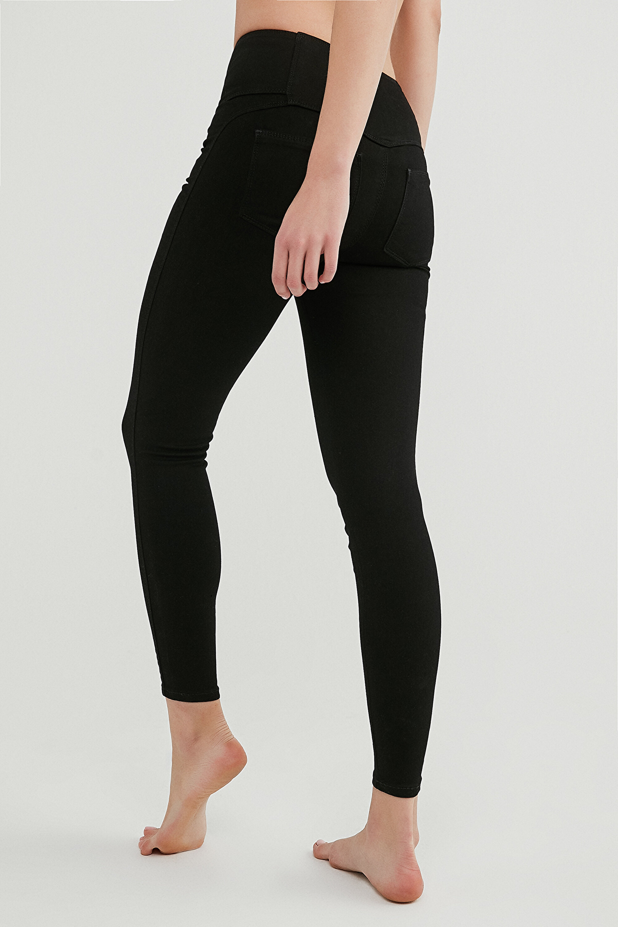 PUSH UP SHAPER JEGGING, L, SH1 SIYAH
