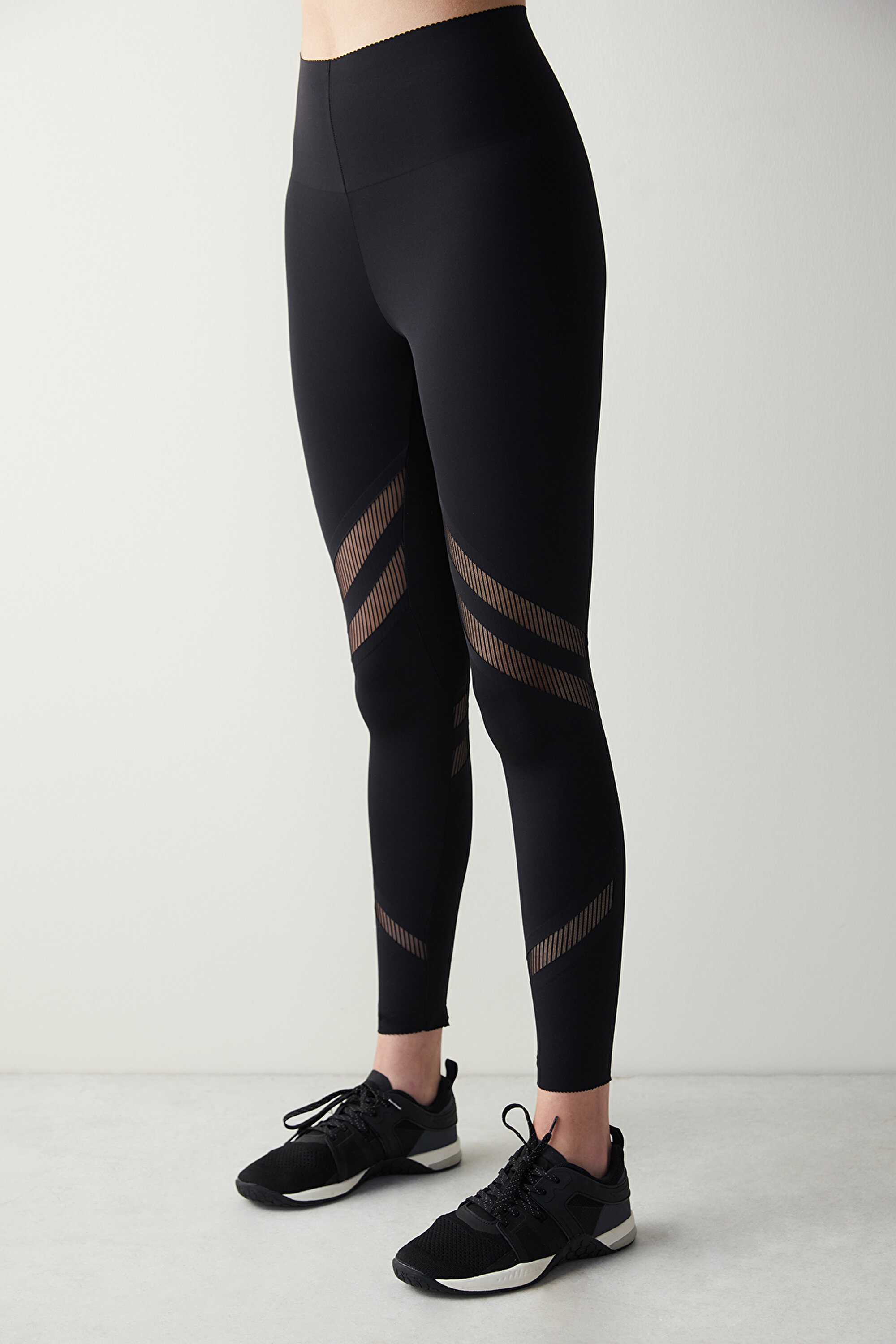 下着・アンダーウェア SWITCHING MESH LEGGINGS SENBAN 3 Piece Seamless Scrunch Leggings for Women High
