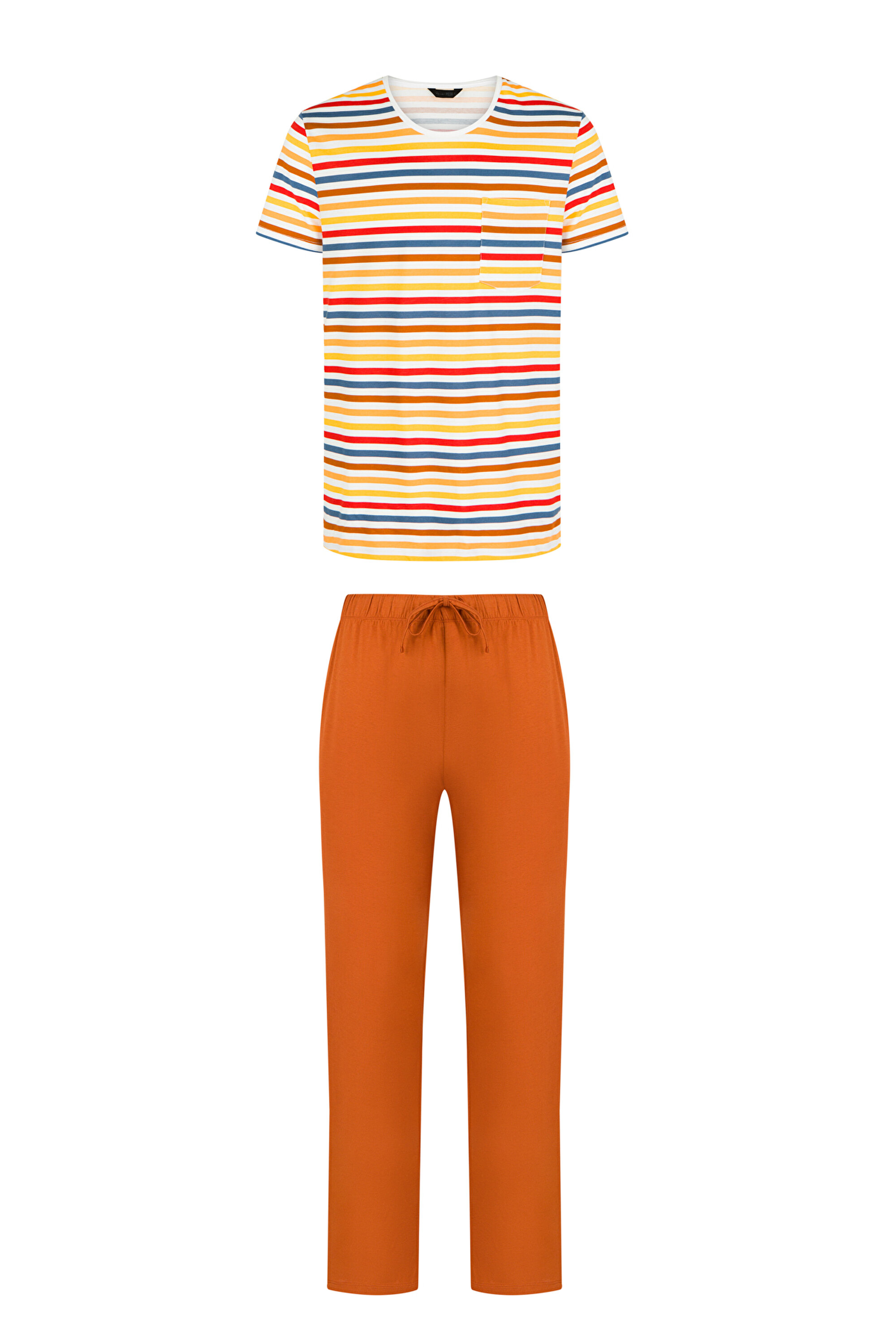 COLORFUL STRIPE SS PANTOLON, L, MIX MIX