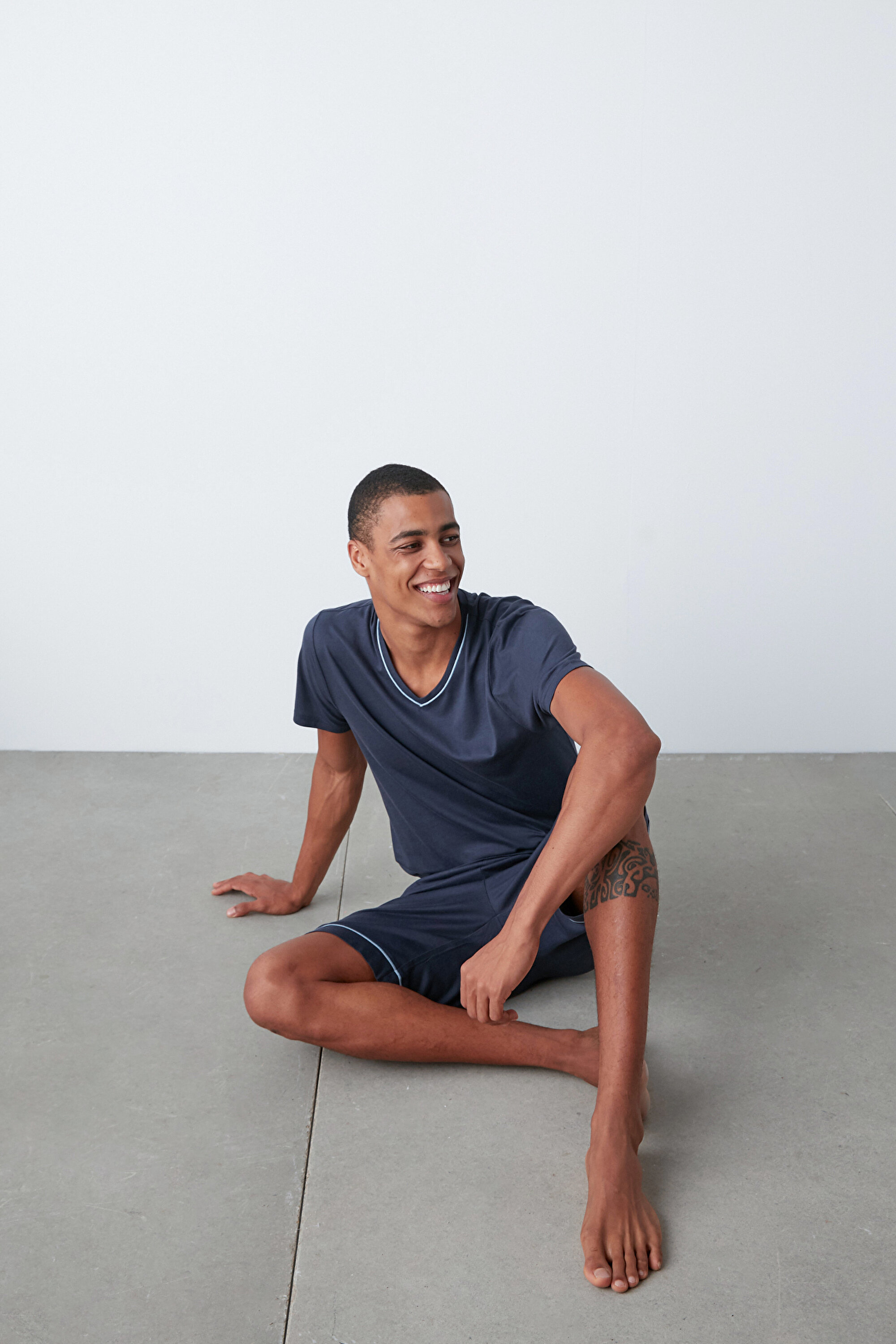 DARK V NECK SS SORT, 3XL, NV15 LACIVERT