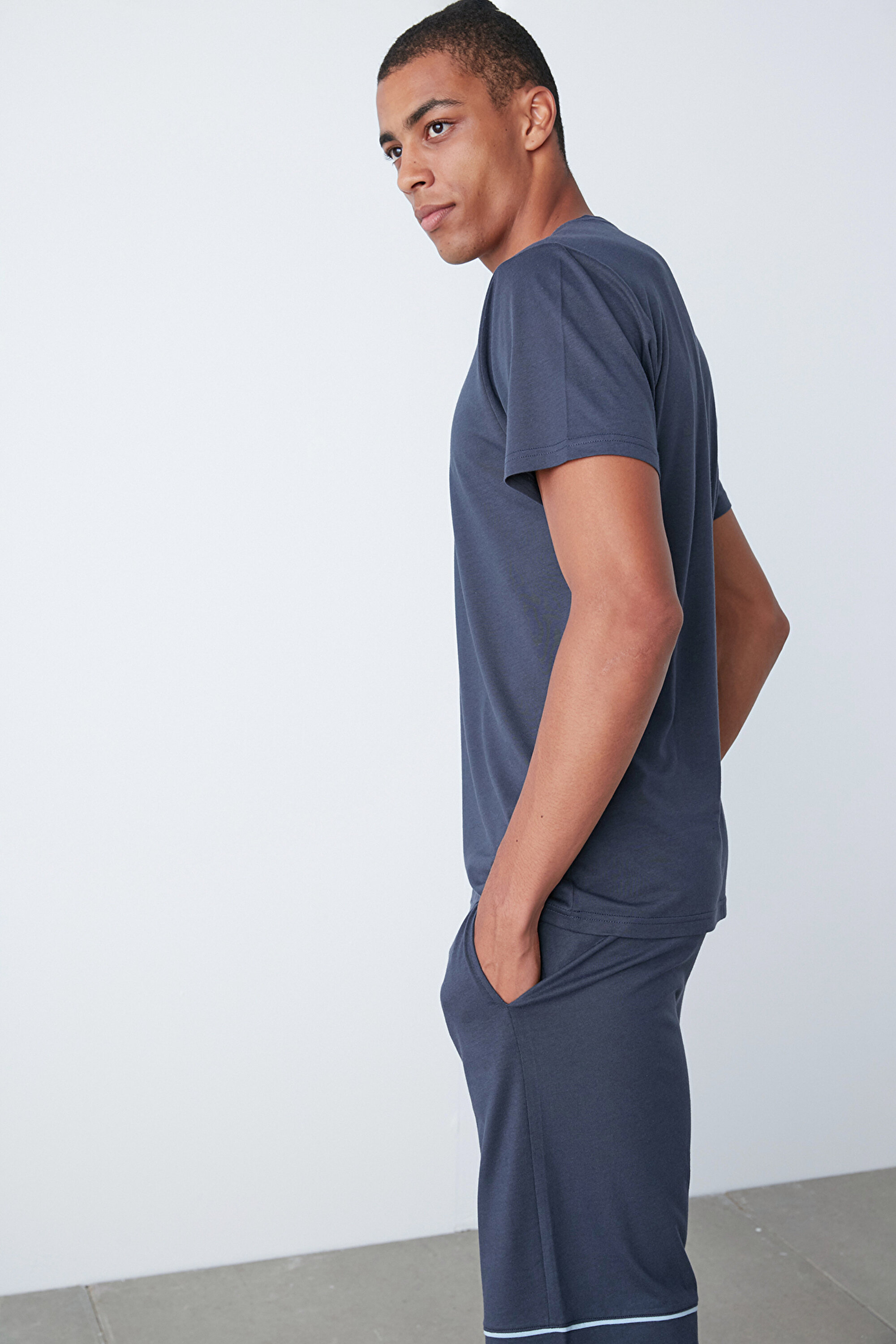 DARK V NECK SS SORT, 3XL, NV15 LACIVERT