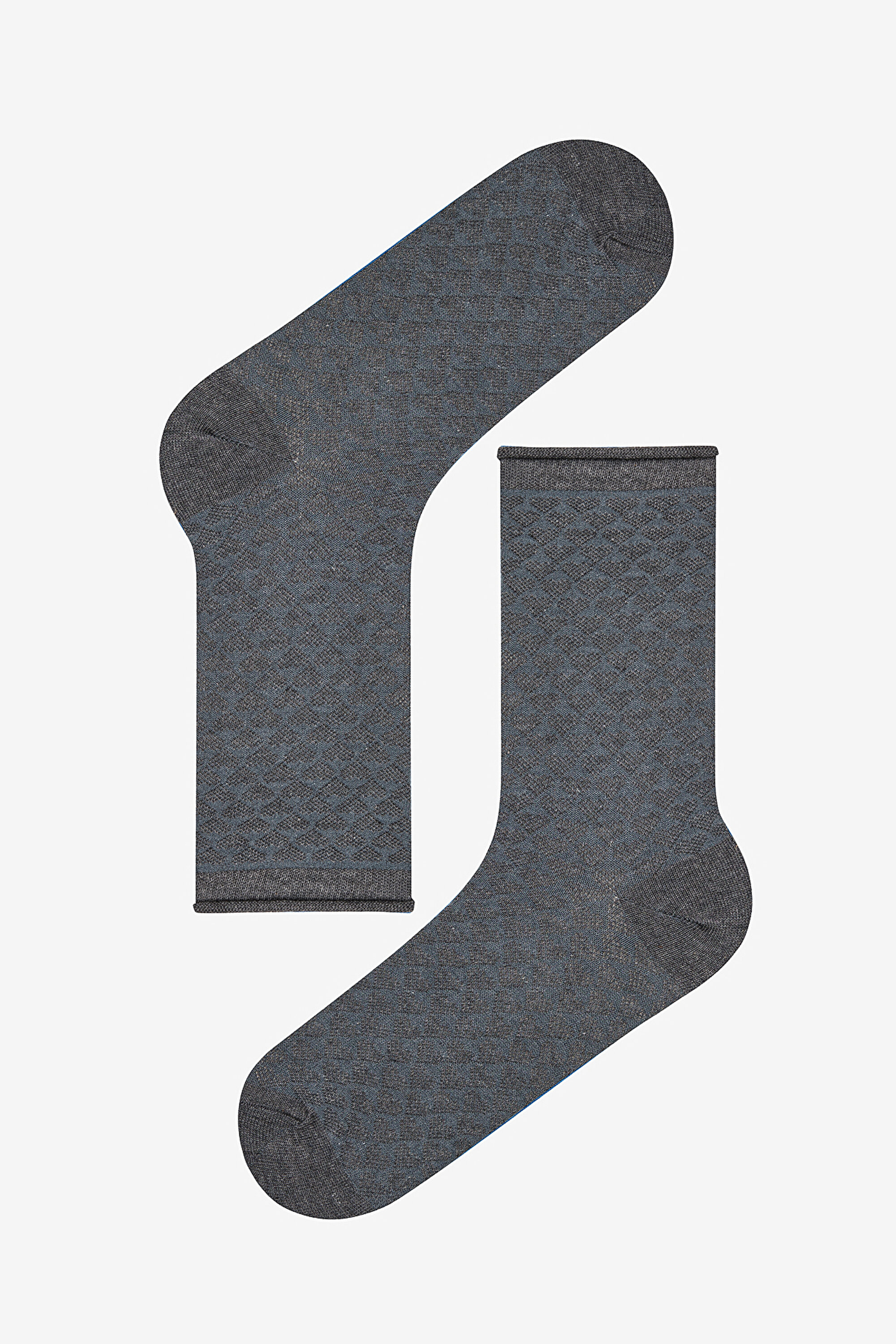 HEART JACQUARD, STD, SGT SIYAH GRI MULTI