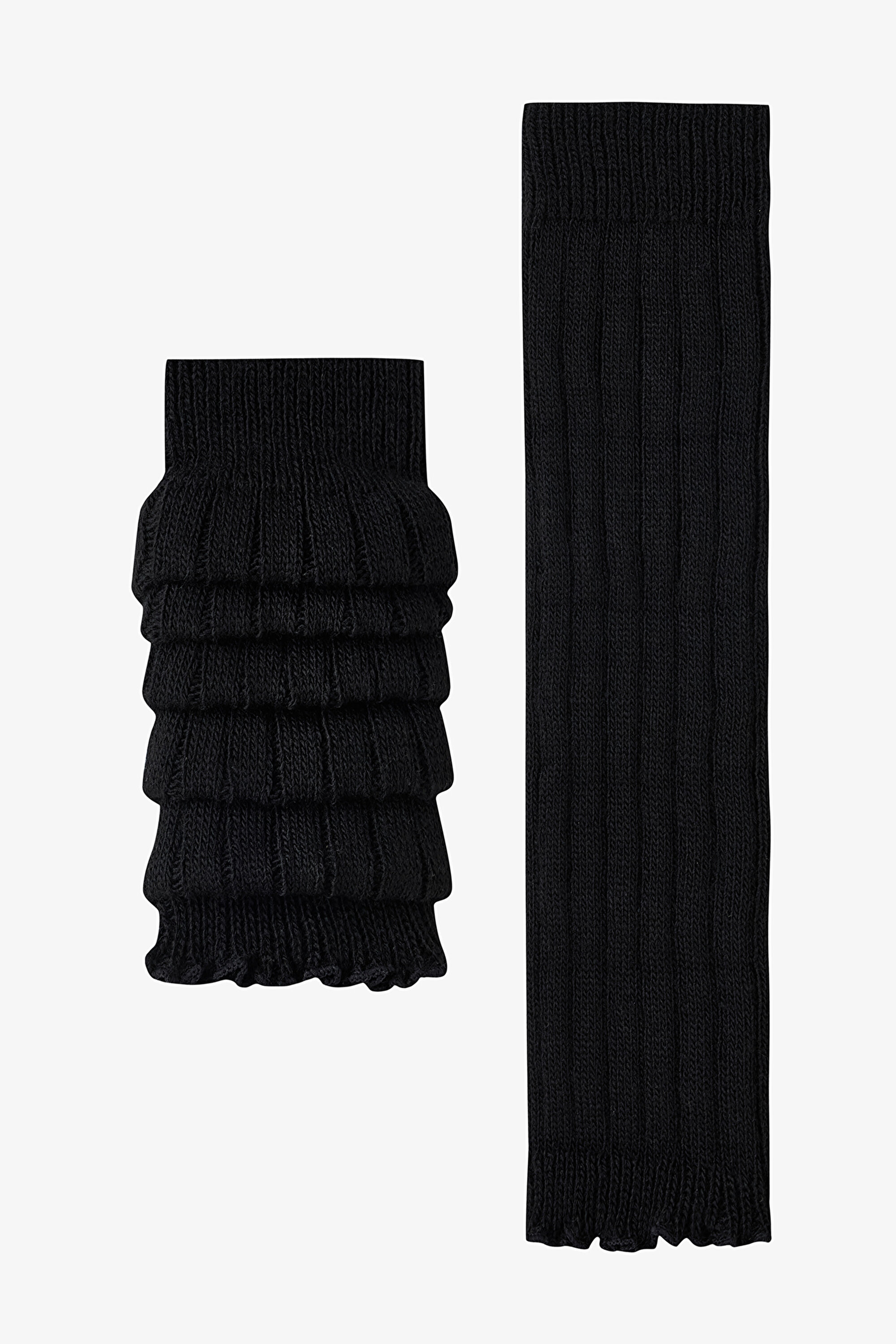 Siyah Warm Ruffle Tozluk PHMYDBNU25SK-S60 - Siyah - Penti