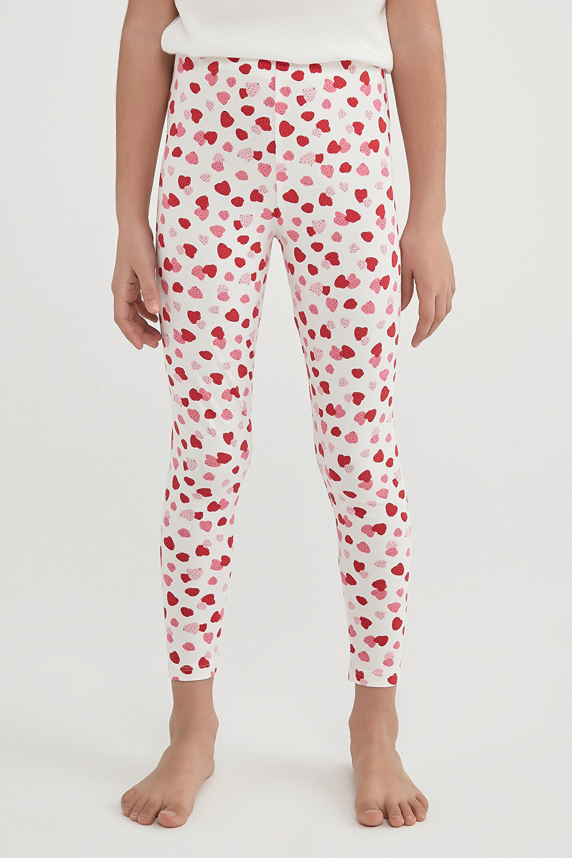 GIRLS 2'LI STRAWBERRY LEGG, 3-4, MIX MIX
