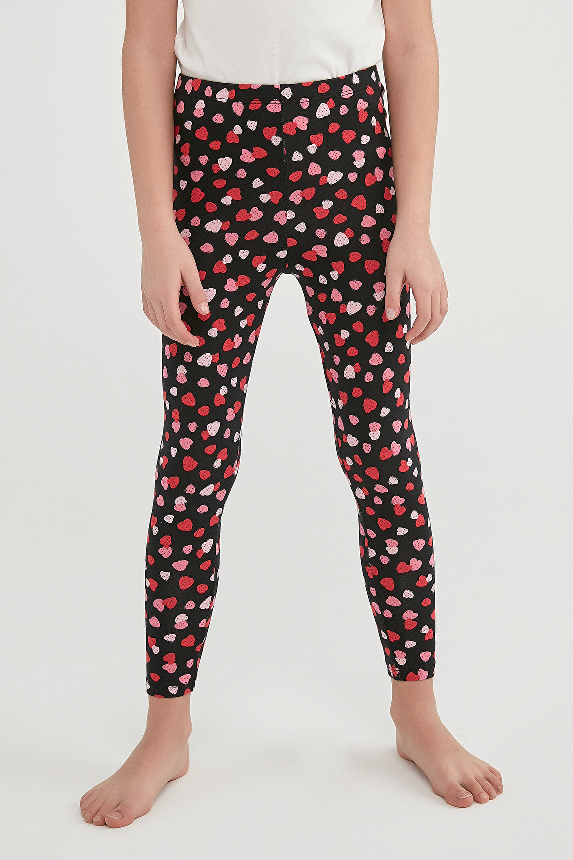 GIRLS 2'LI STRAWBERRY LEGG, 3-4, MIX MIX