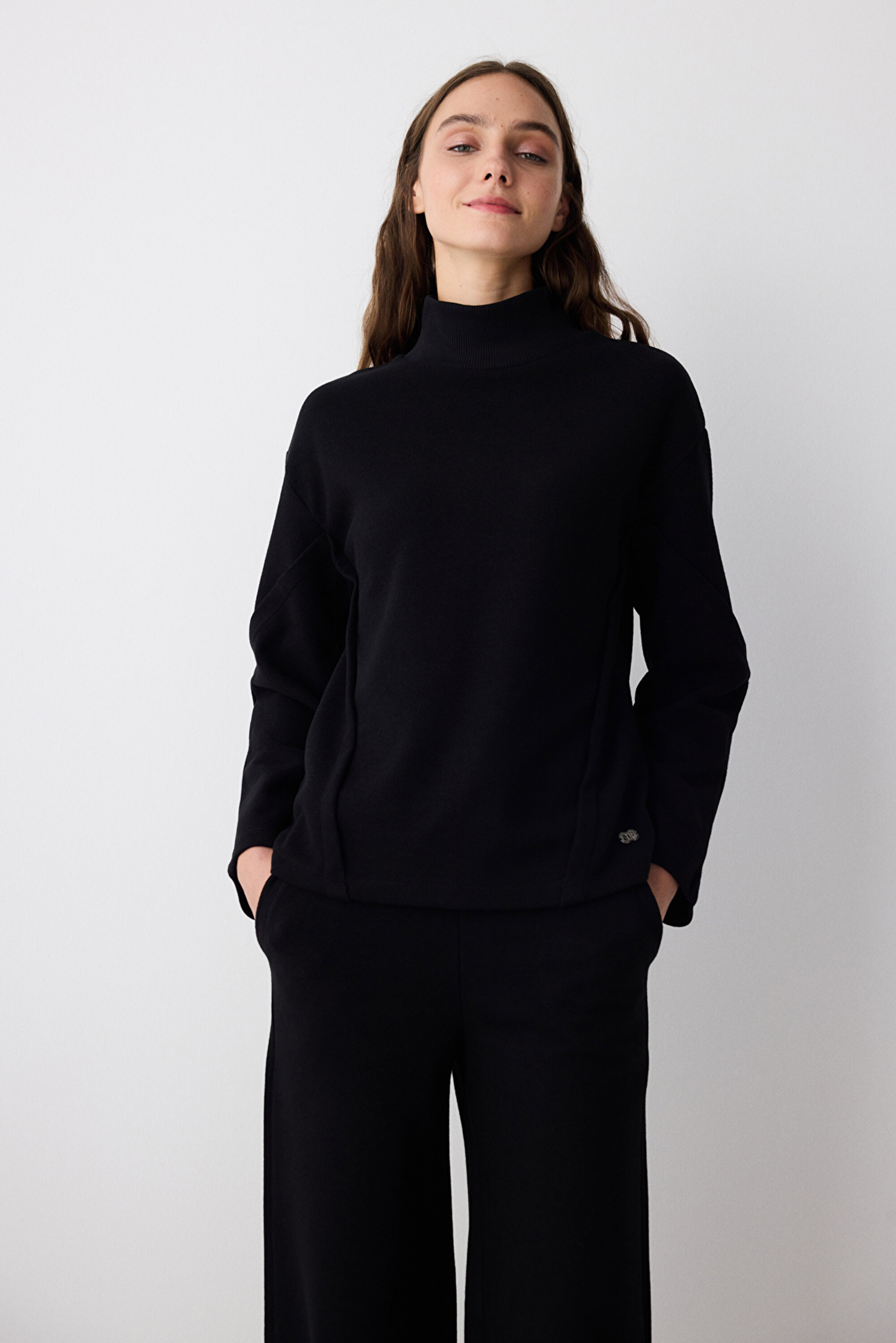 ニット/セーター mediam Fringe Slit Pullover セーター ニット 「FVLMEN」fringe cut crew knit pullover/フリンジ