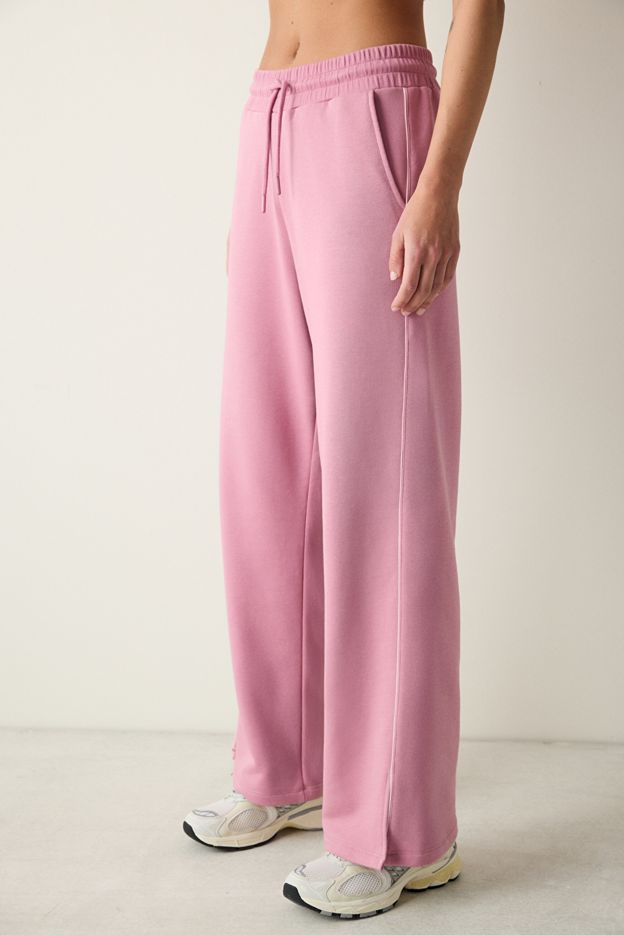 パンツ sweats pleated pant pink PLEATED PANT - PINK