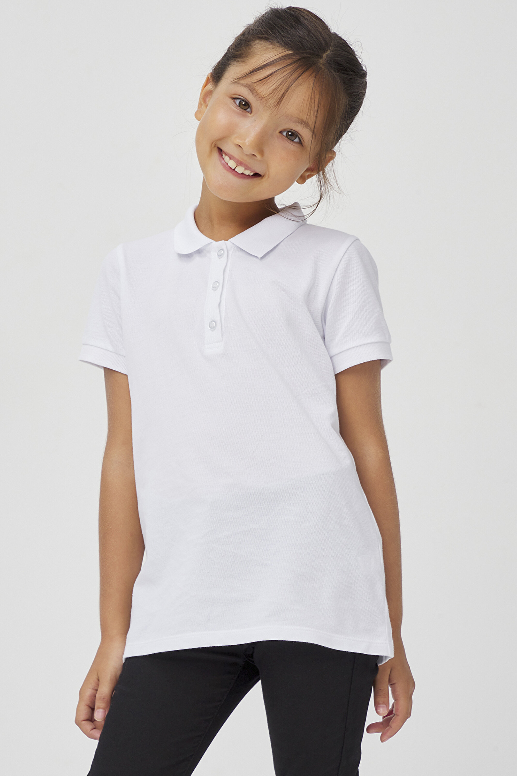 UNISEX POLO NECK SS ORGAN, 11-12, BEYAZ1