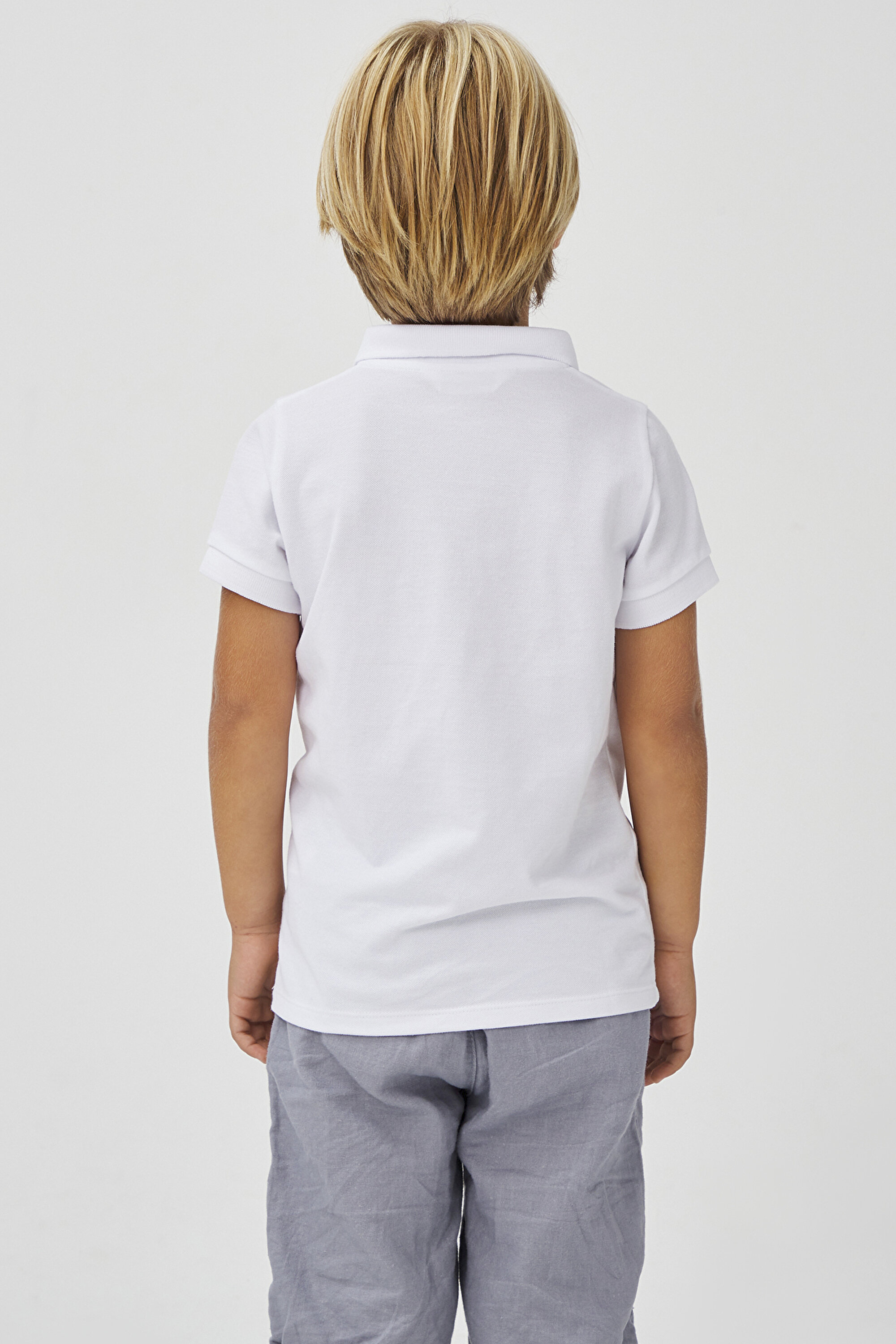 UNISEX POLO NECK SS ORGAN, 11-12, BEYAZ1