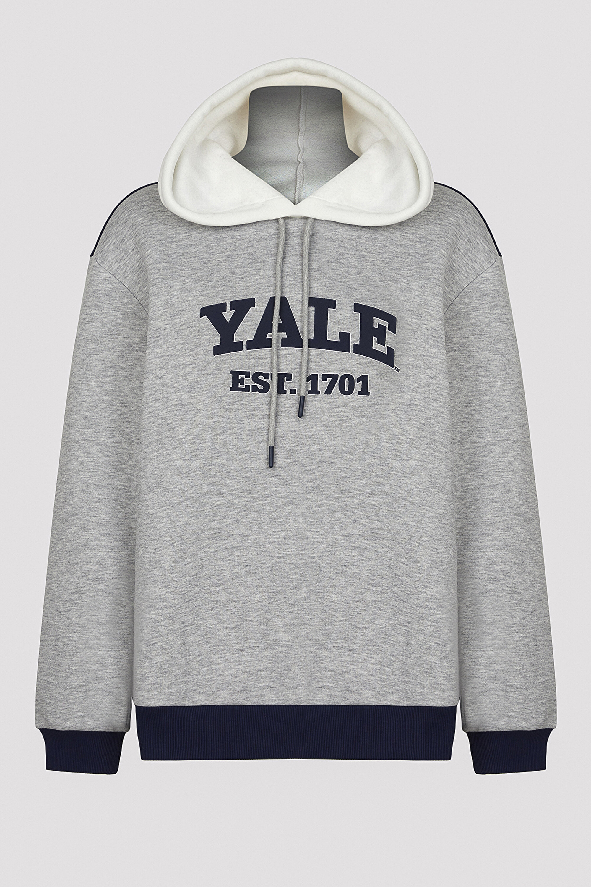 Yale Slogan Baskılı Renkli Sweatshirt -Unique Koleksiyonu
