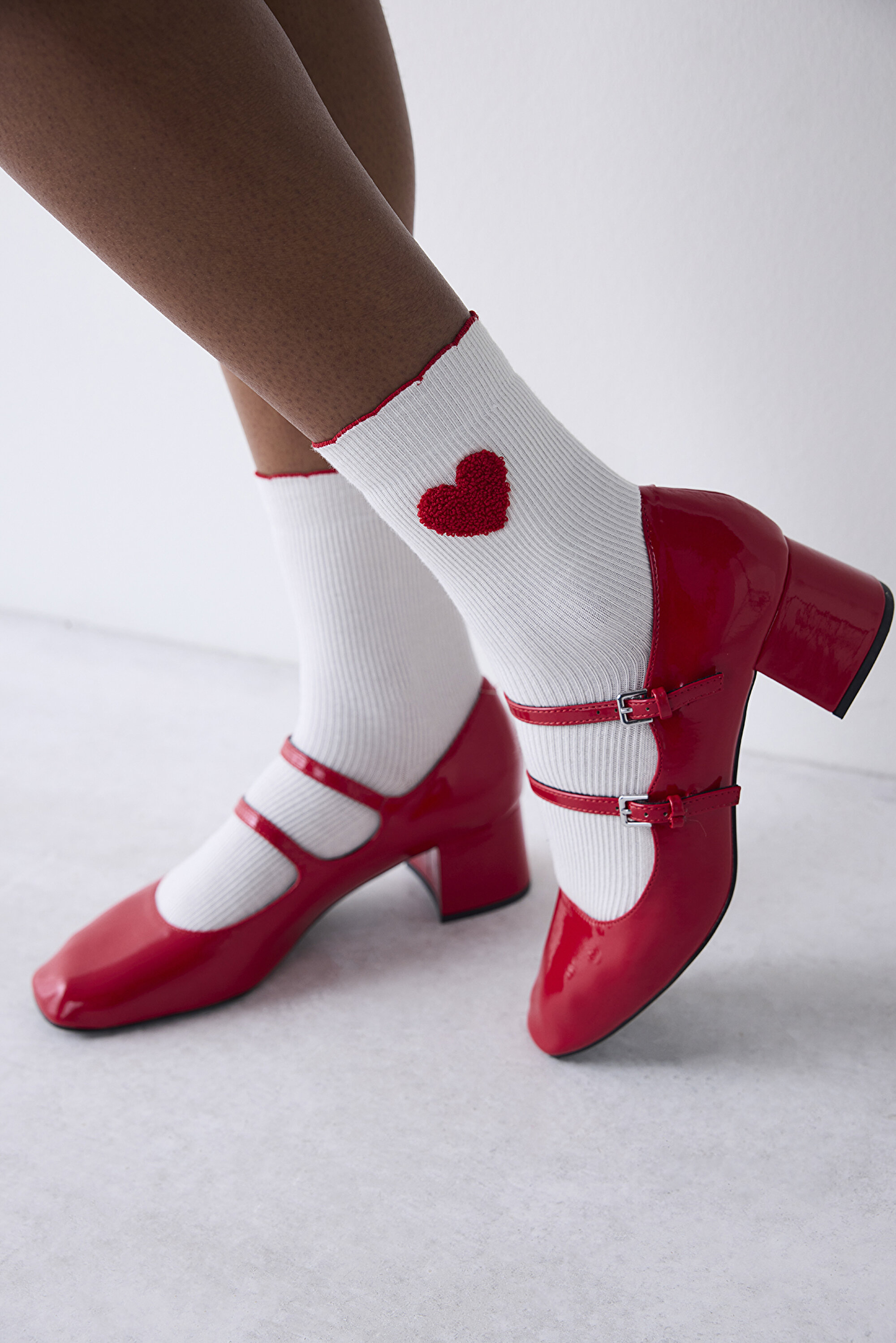 Red Heart Burun Dikişsiz Soket Çorap PHRUG93324SK-166 - Marşmelov