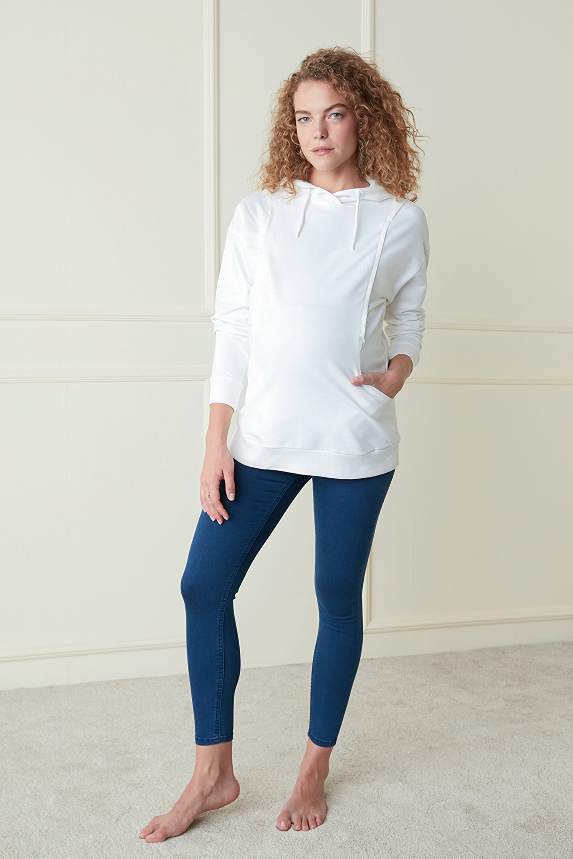 MAMA JEGGING, 3XL, DNL DENIM BLUE