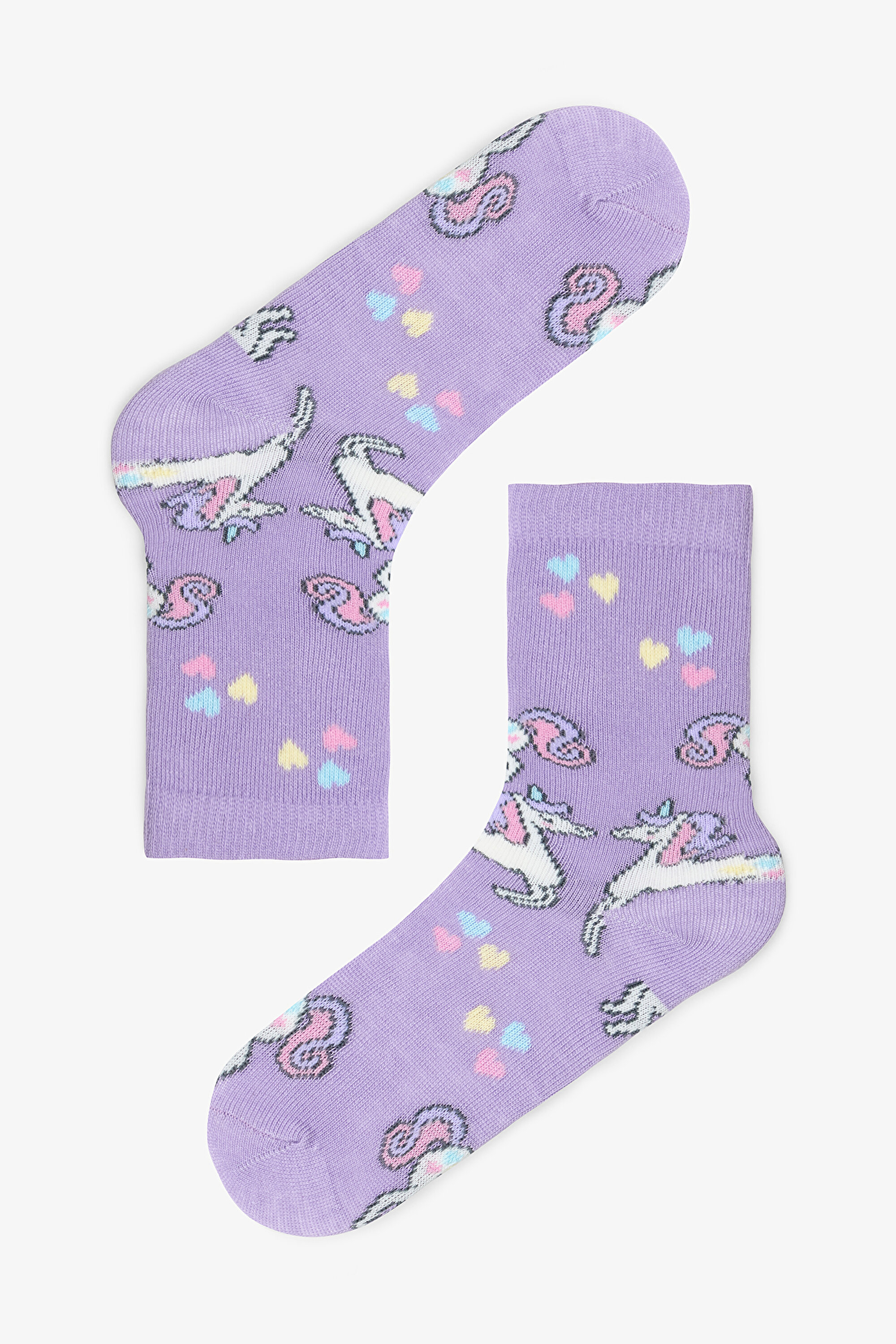 G. STRIPE UNICORN 4 PACK, 23-26, MIX MIX