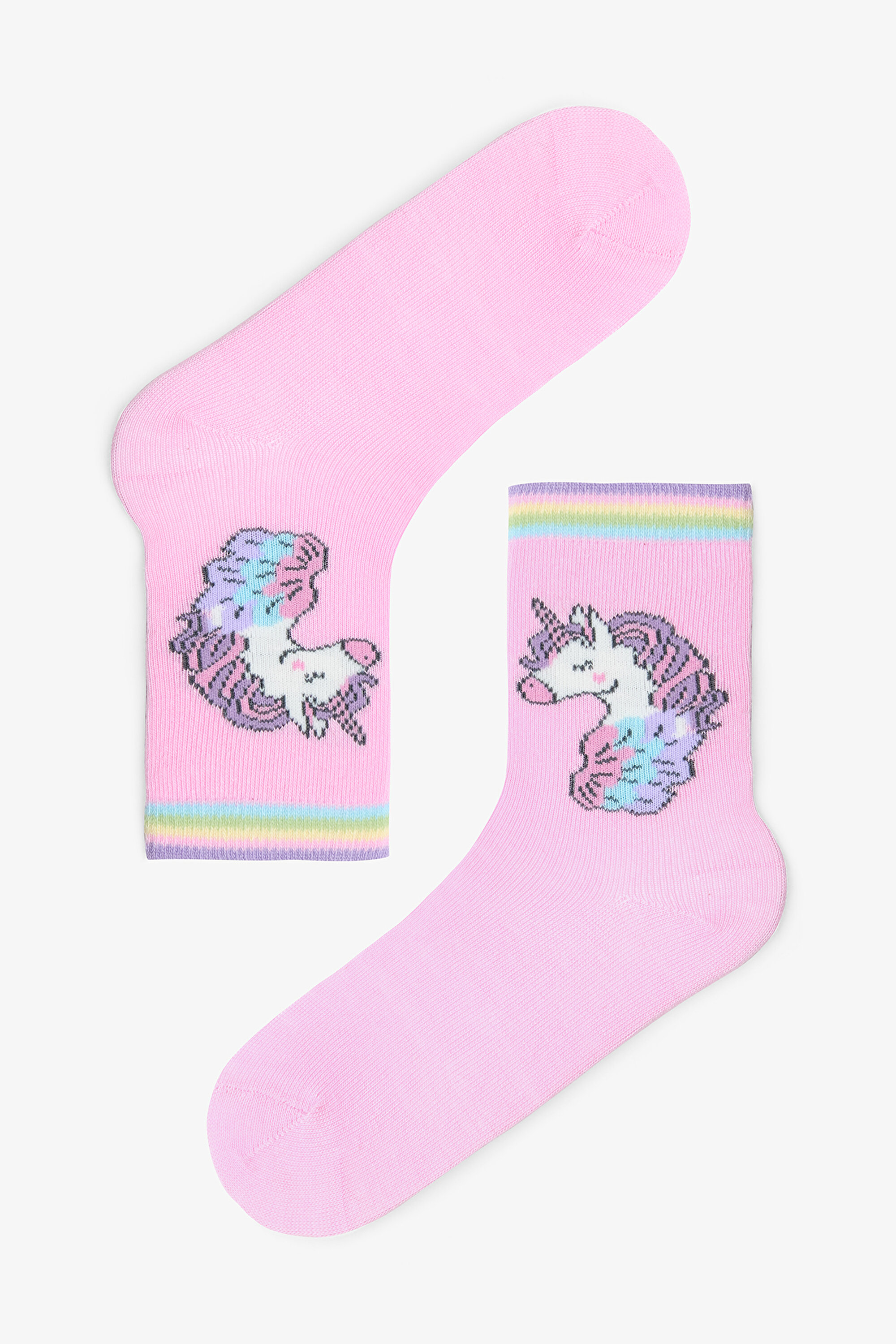 G. STRIPE UNICORN 4 PACK, 23-26, MIX MIX
