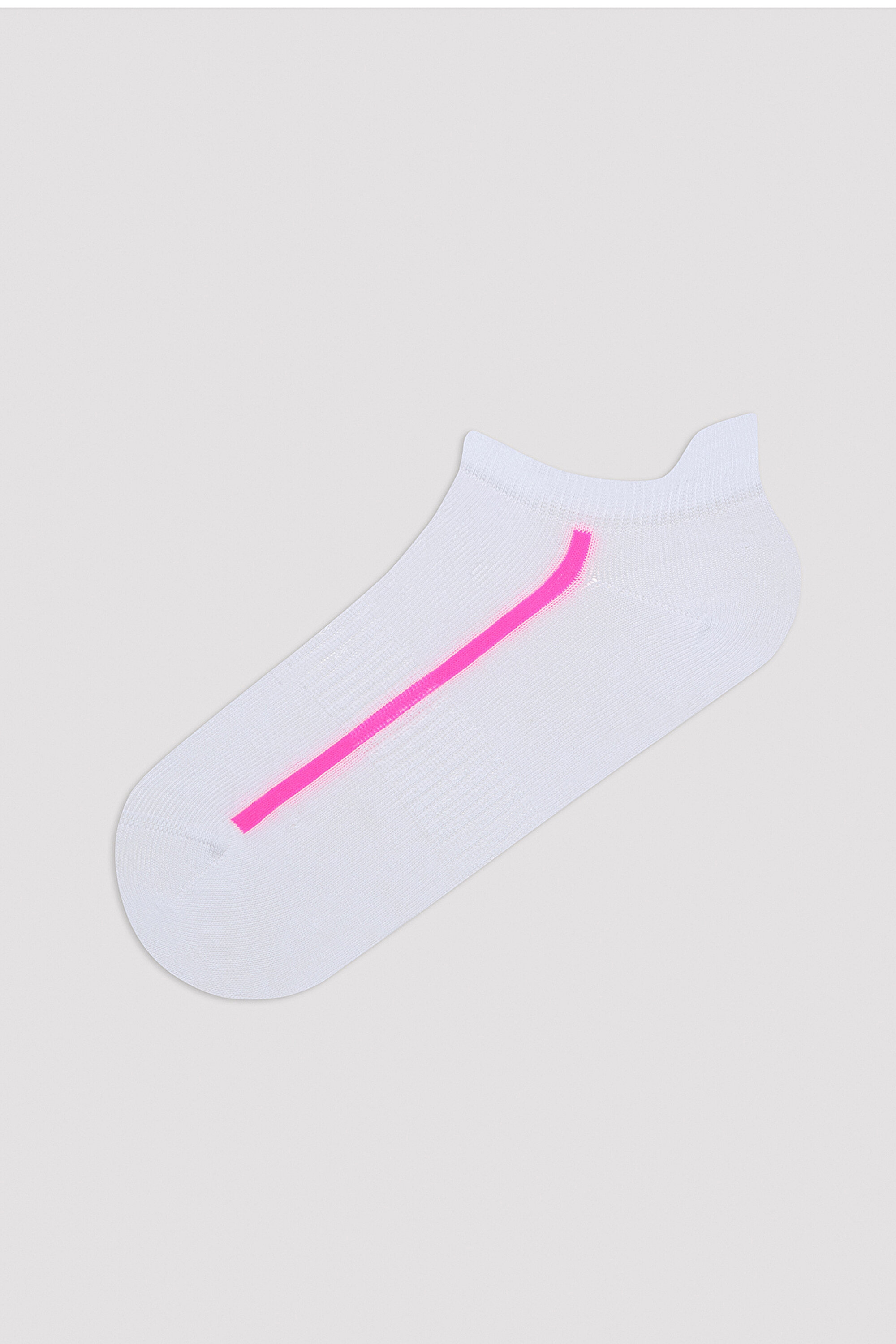 Neon Shiny Line Beyaz 3lü Patik Çorap PHUK8QS424IY-BYZ - Beyaz - Penti