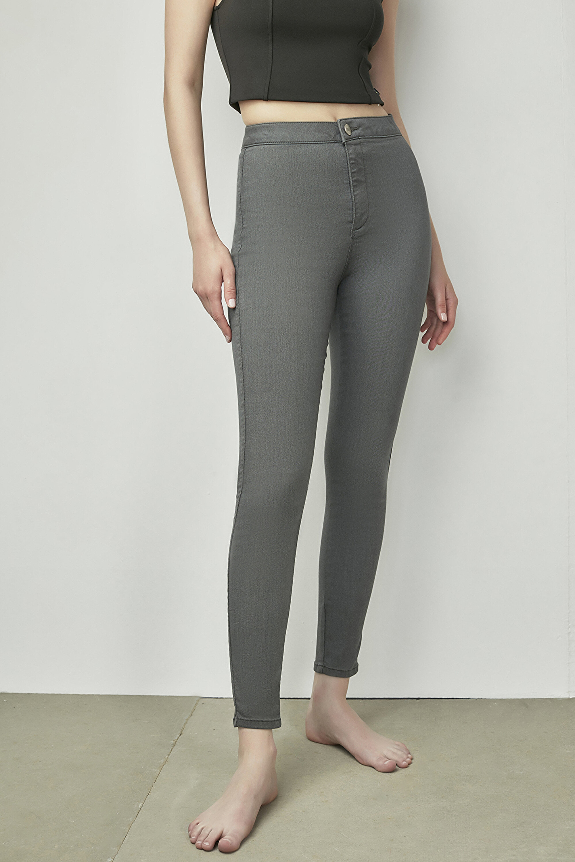 BU4U BASIC JEGGING, 3XL, GDN GRI DENIM