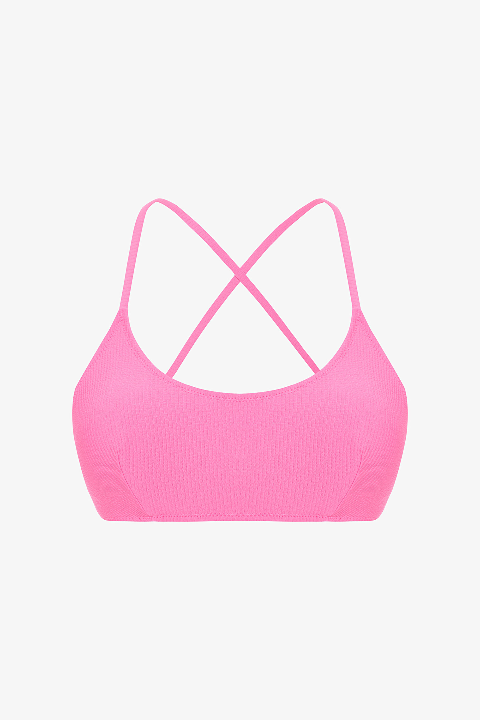 PALE BRA TOP, 32, NP9 PARLAK PEMBE