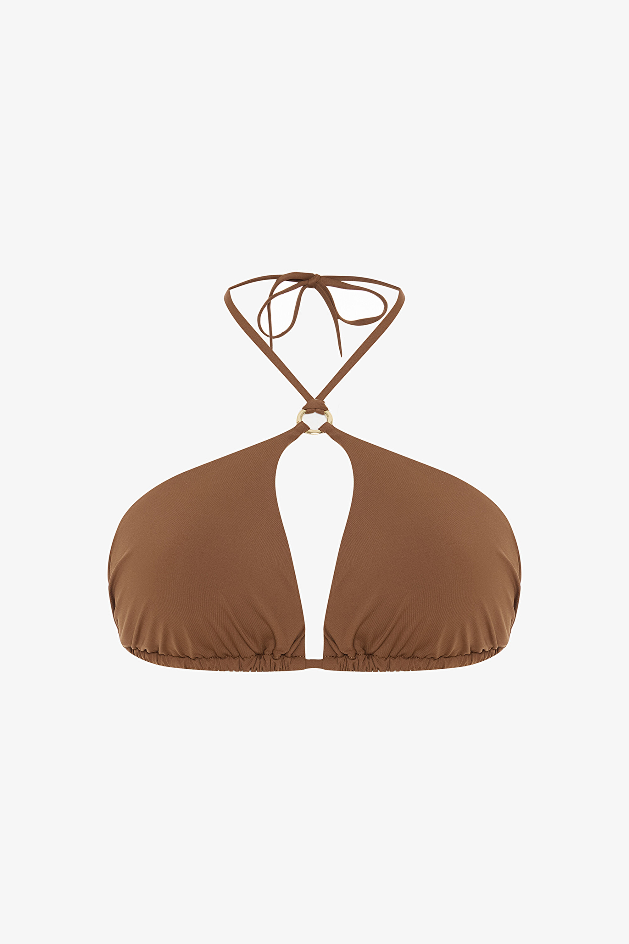 LIBBY TRIANGLE TOP, 34, BN2 KAHVERENGİ