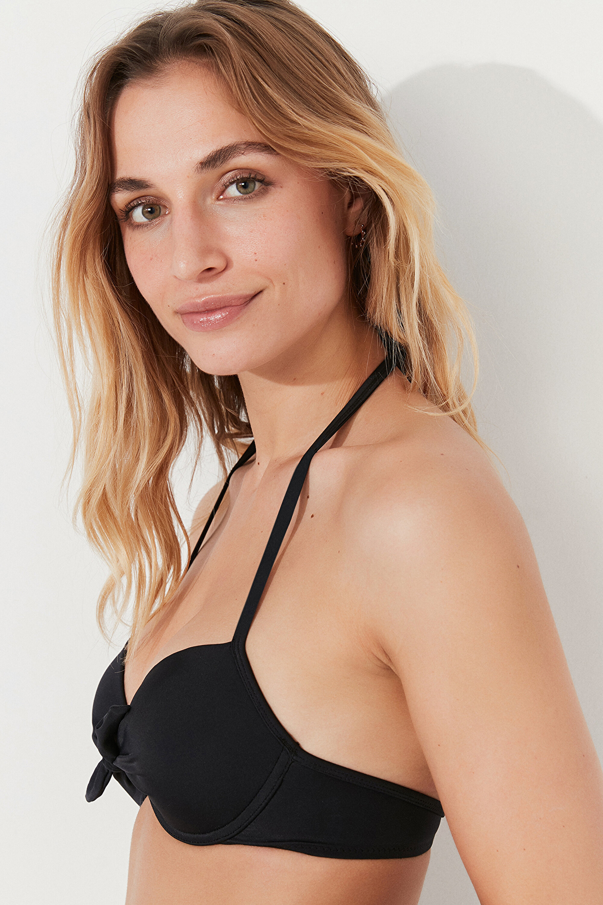 BASIC PUSH UP TOP, 34, BK5 SİYAH