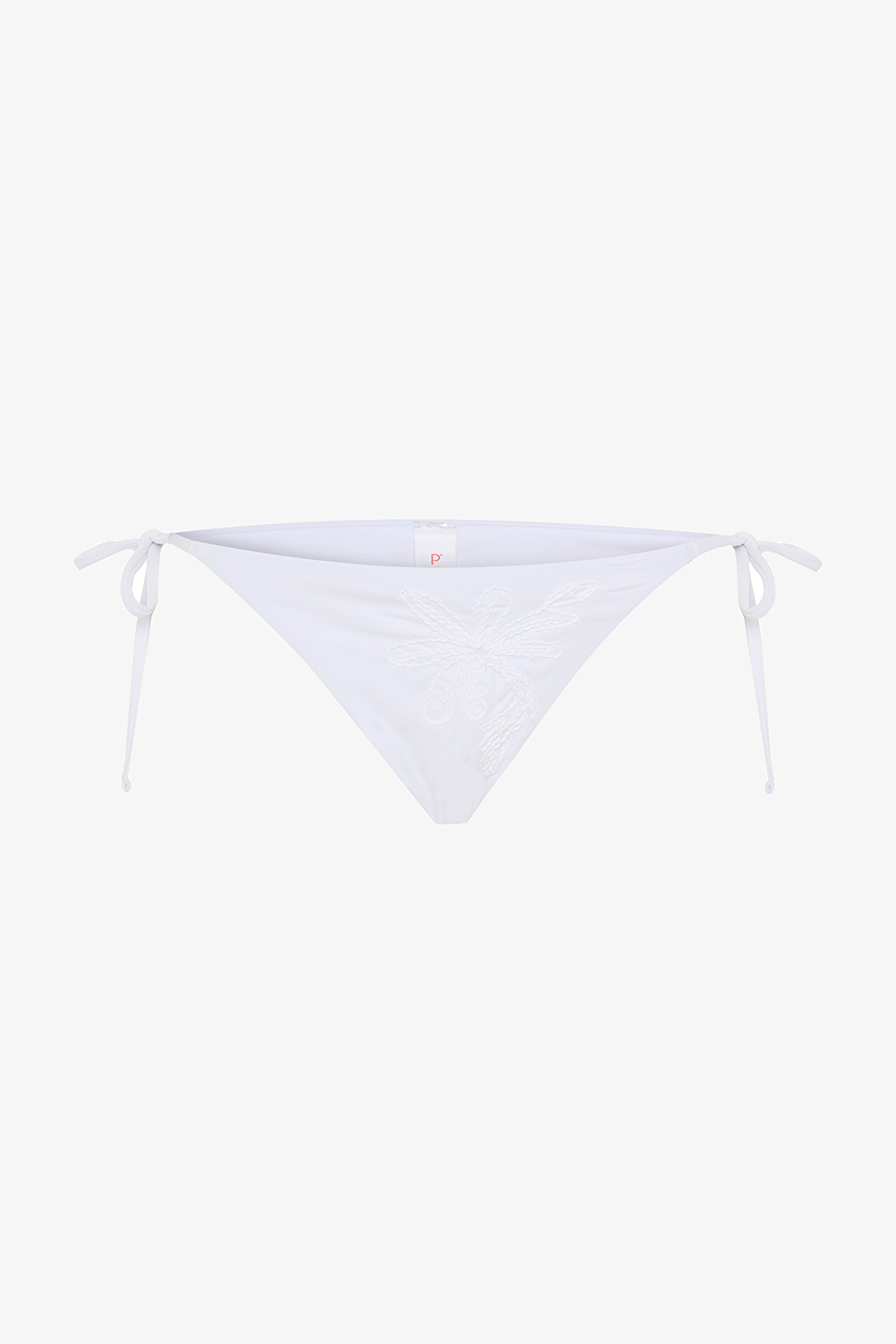 EMBROIDERY BIKINI BOTTOM, 34, WT2 BEYAZ
