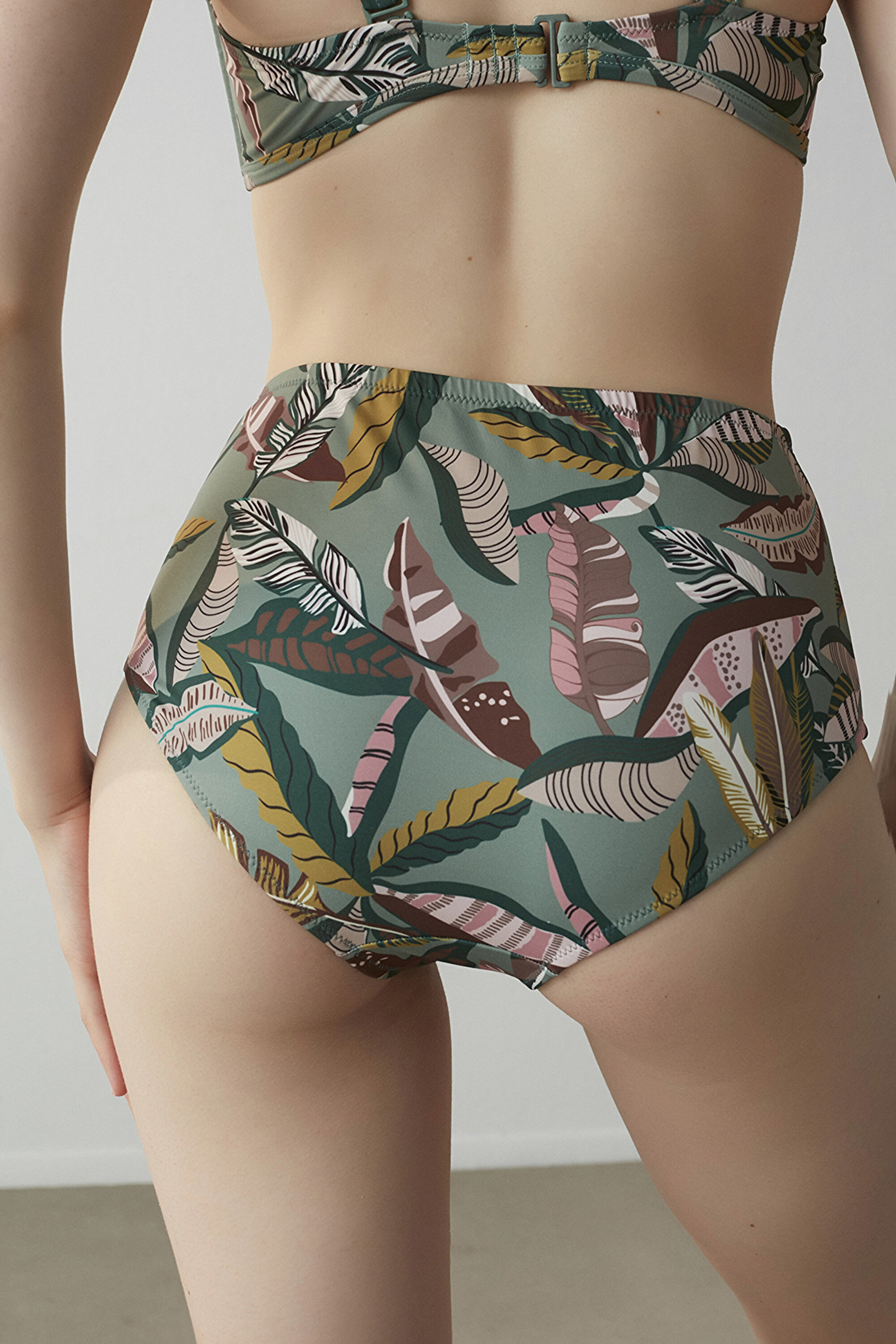 IOLE HIGH RUFFLE BOTTOM, 34, MIX MIX
