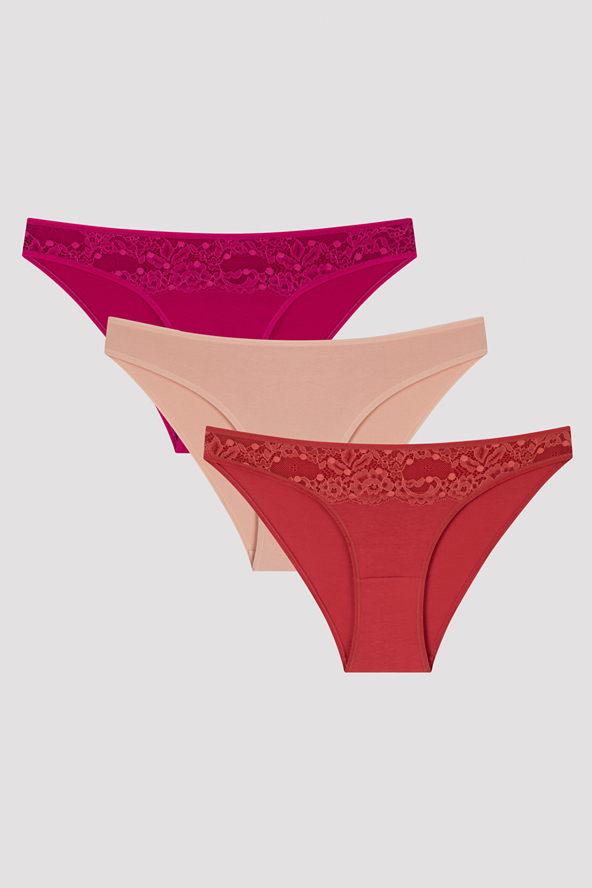 HOT SUMMER LACY DEATILED 3LU, L, MIX MIX