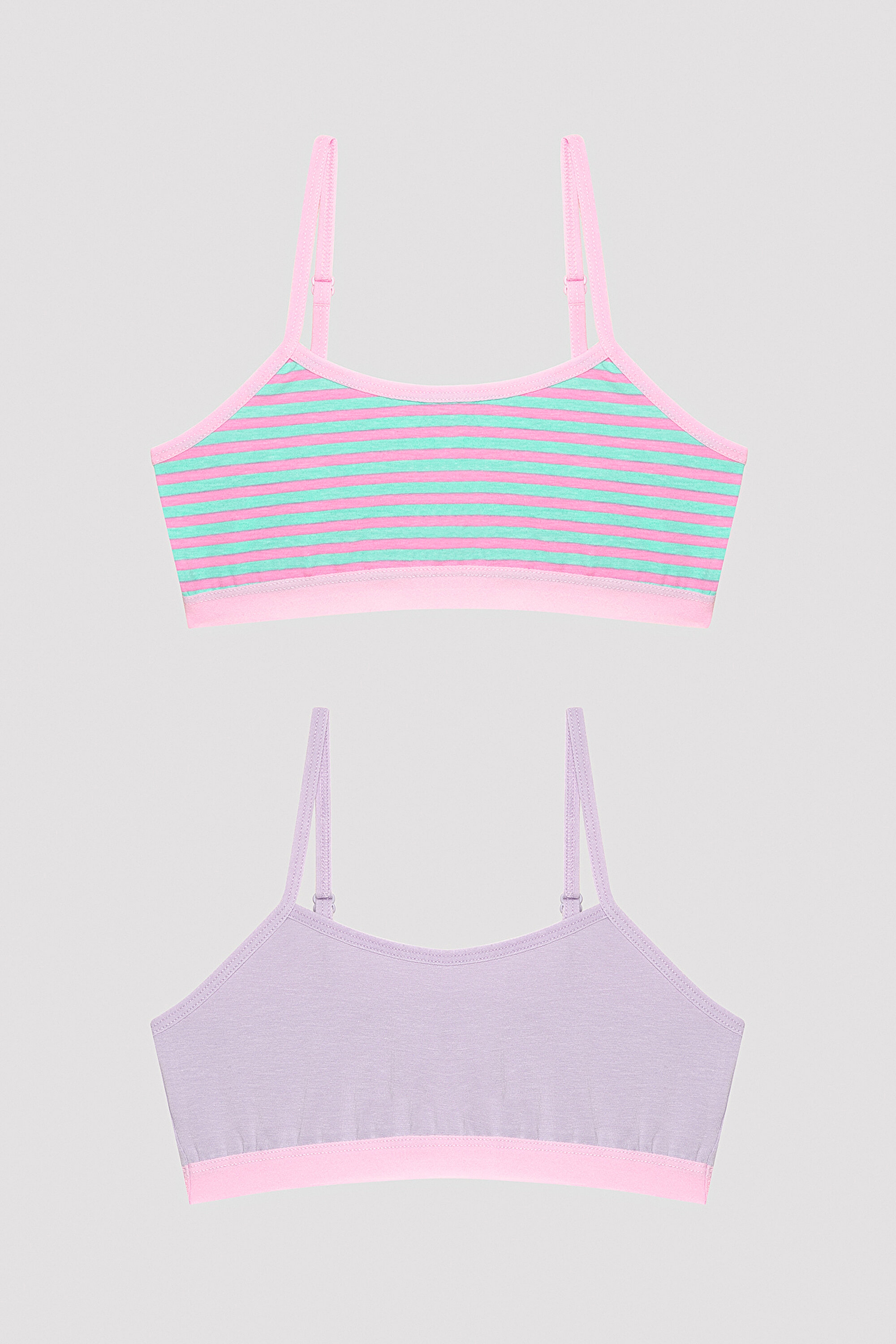 G.PINKY STRIPE 2 PACK CR, 11-12, MIX MIX