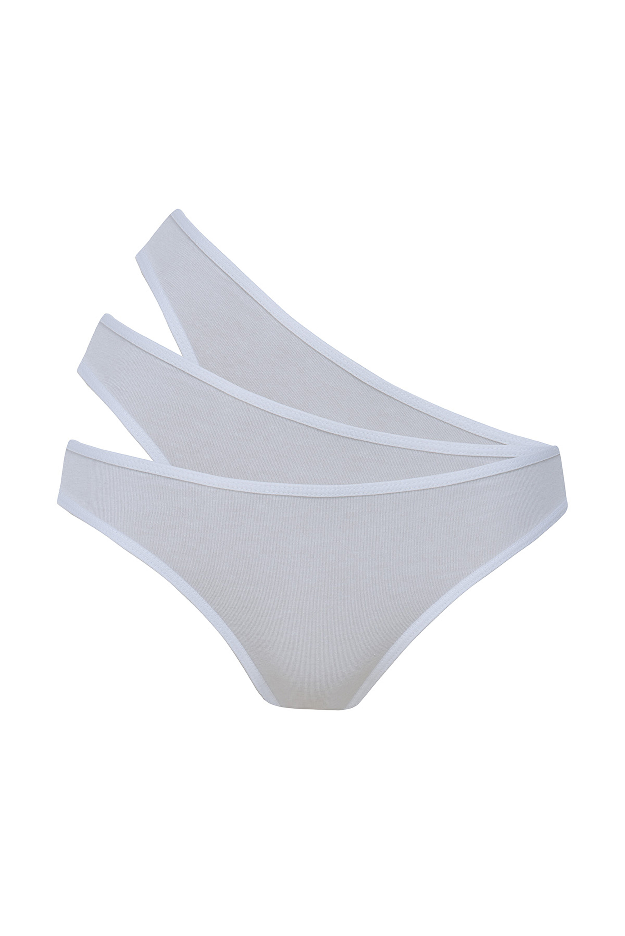 FRESH SLIP 3 LU PAKET, S, BEYAZ1