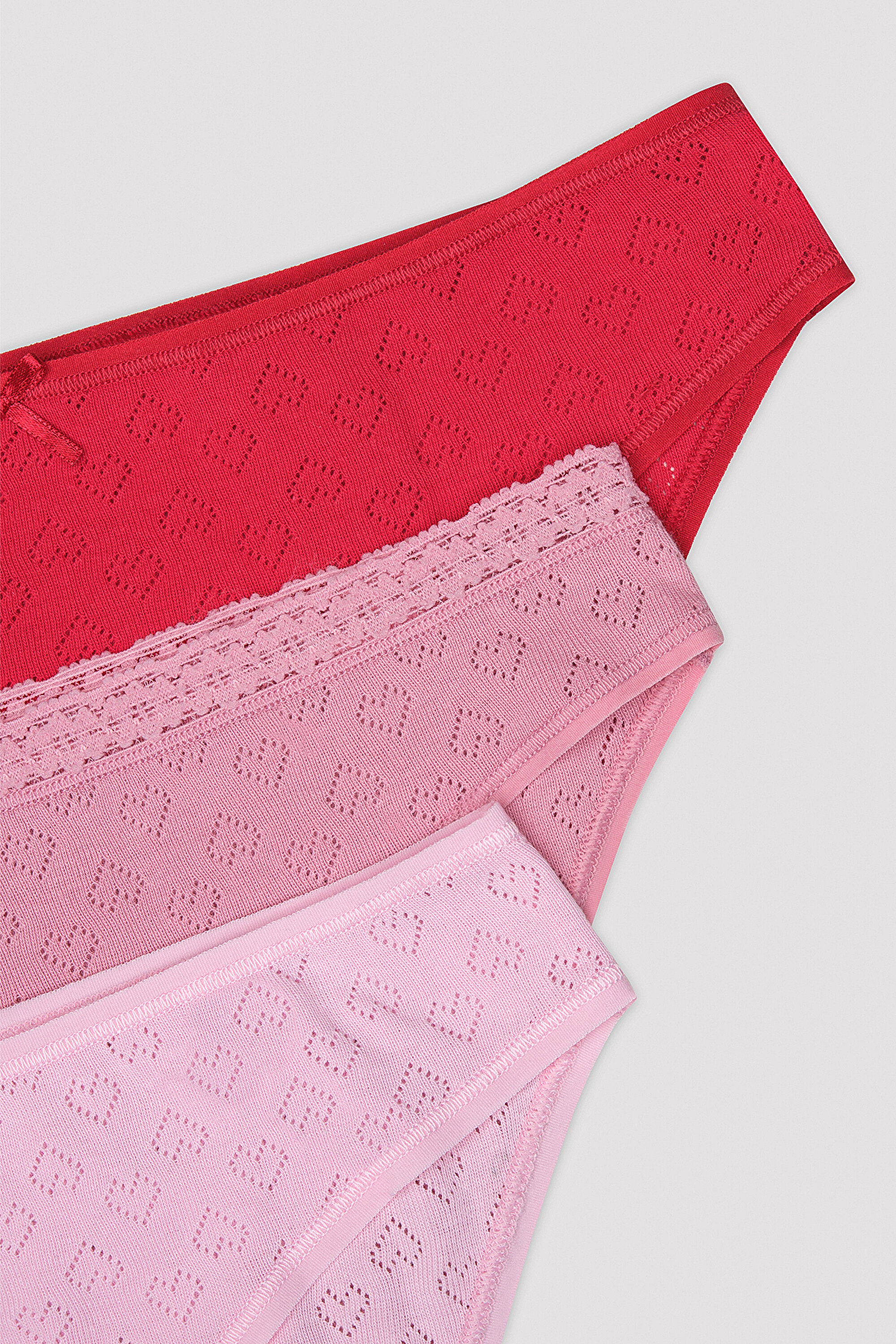 HEART 3LU POINTEL SLIP, L, MIX MIX