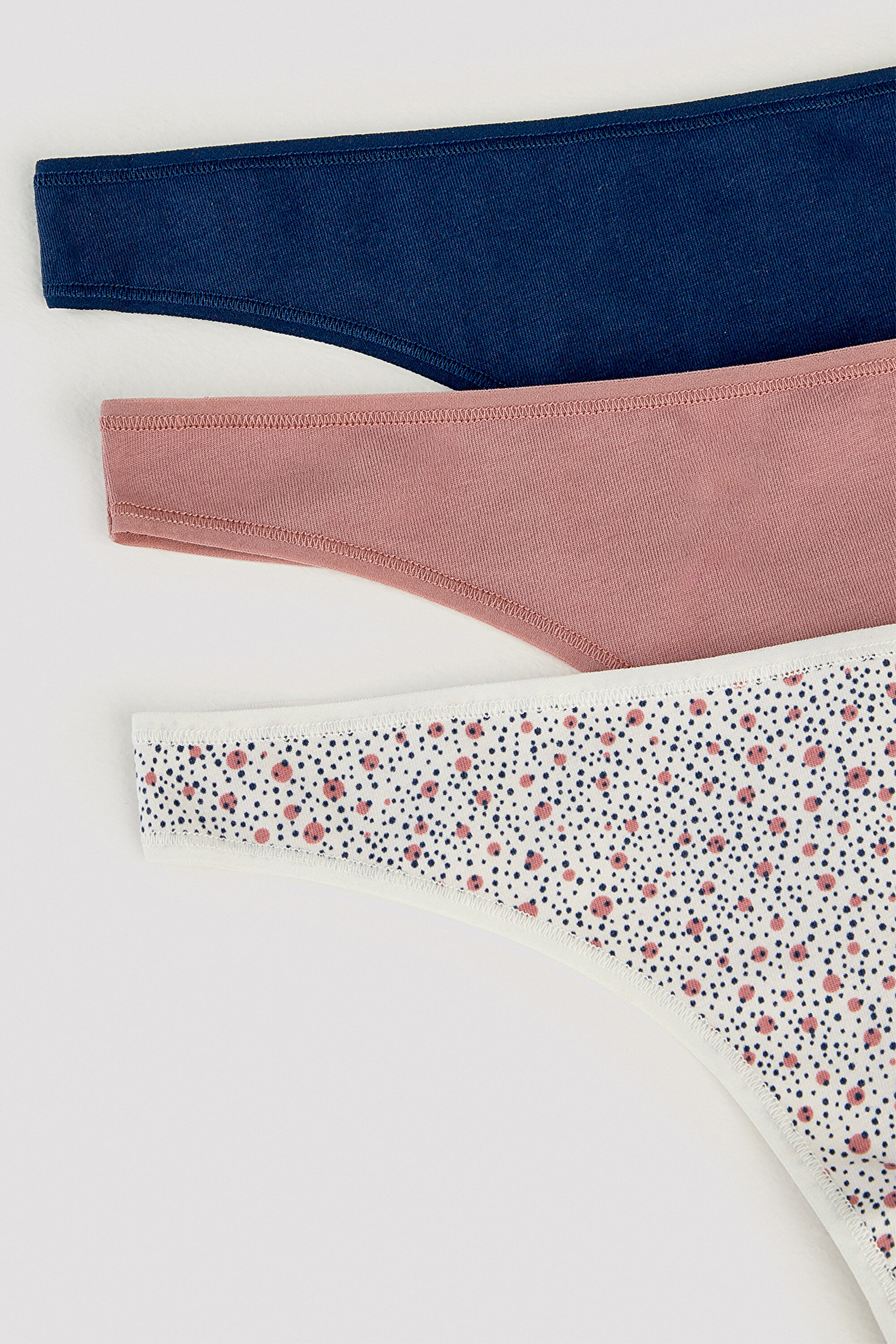 DOTS TRIAL 3LU THONG, L, MIX MIX