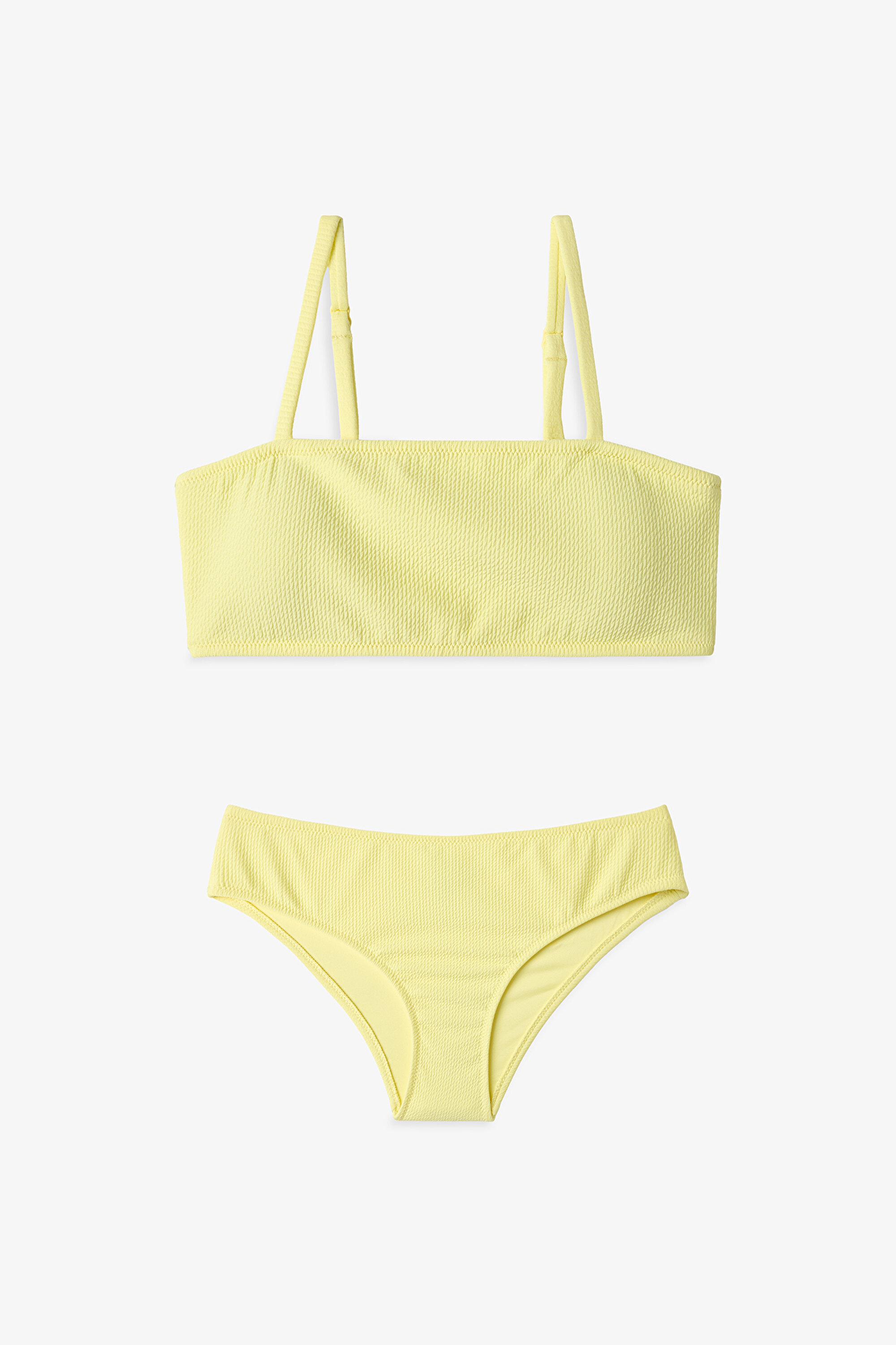 Sarı Genç Kız Arya Bandeau Bikini Takımı PLGZ5JB226IY-YL7 - SARI